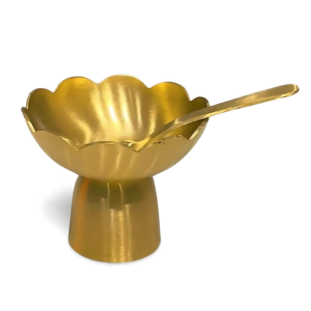LaCoppera Bronze Flower Bowal Set | Set of 4 Pcs - view 5