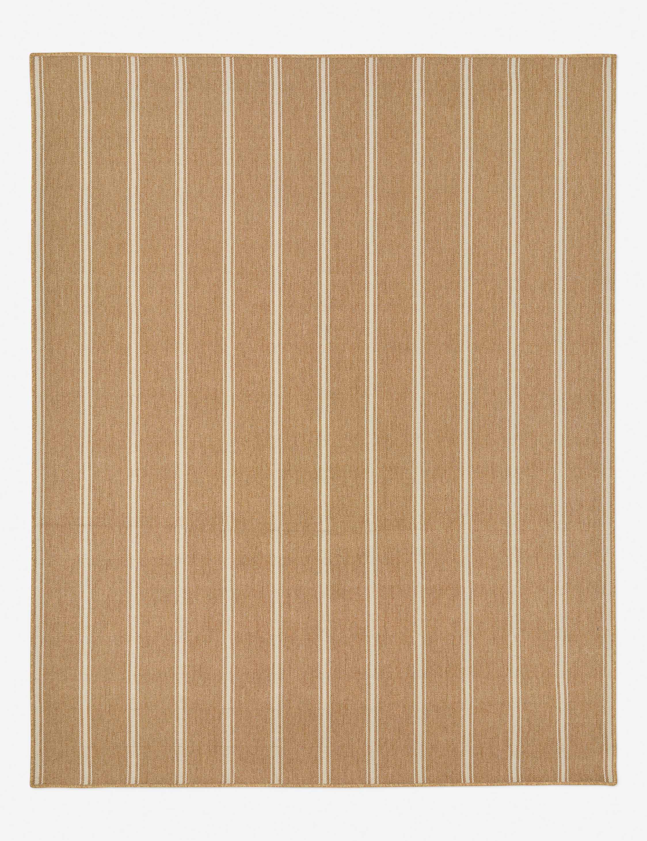 Lulu and Georgia Custom Devri Hand-Loomed Indoor / Outdoor Rug, Rattan - view 2