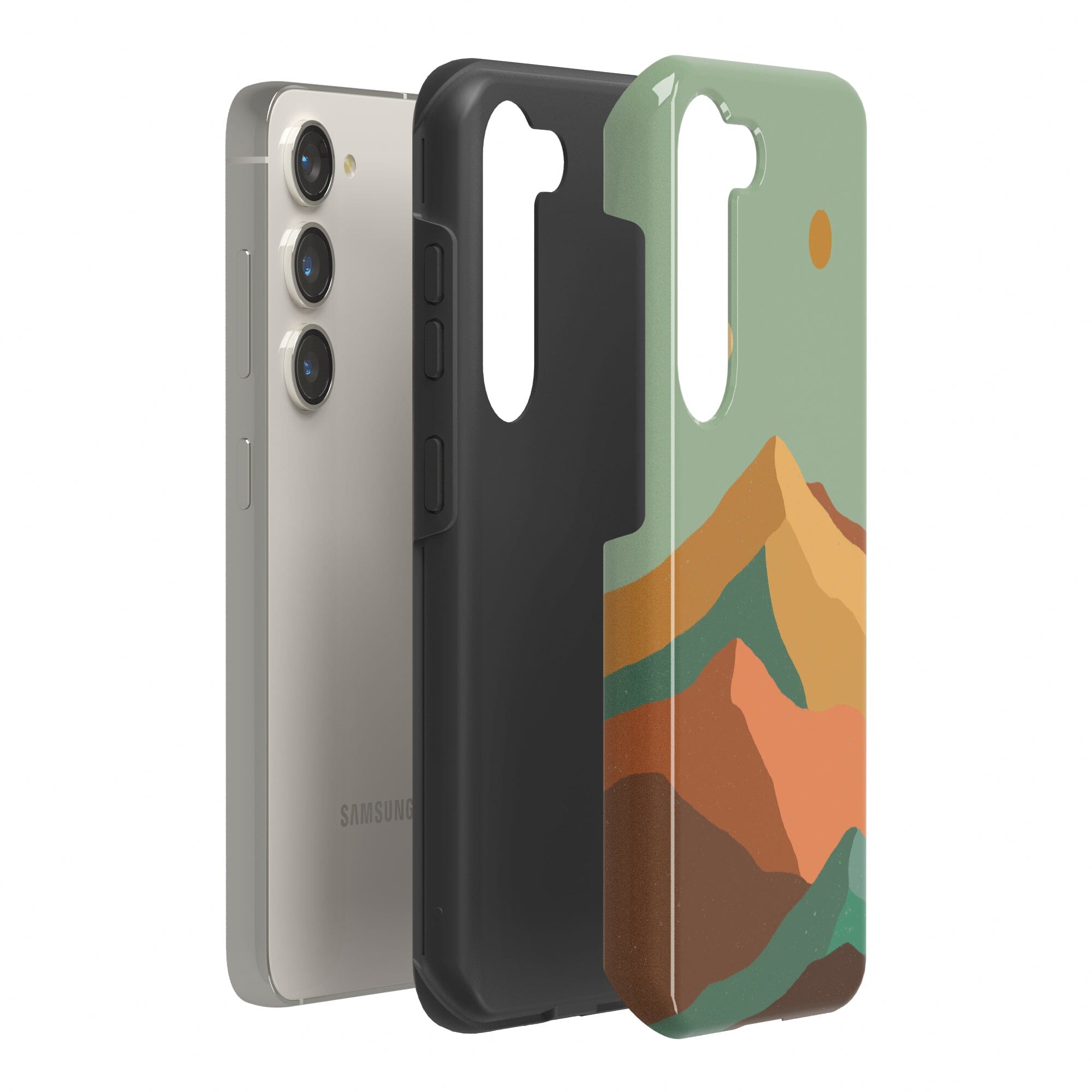 Casetry Endless Peaks | Colorblock Mountain Samsung Case - view 18
