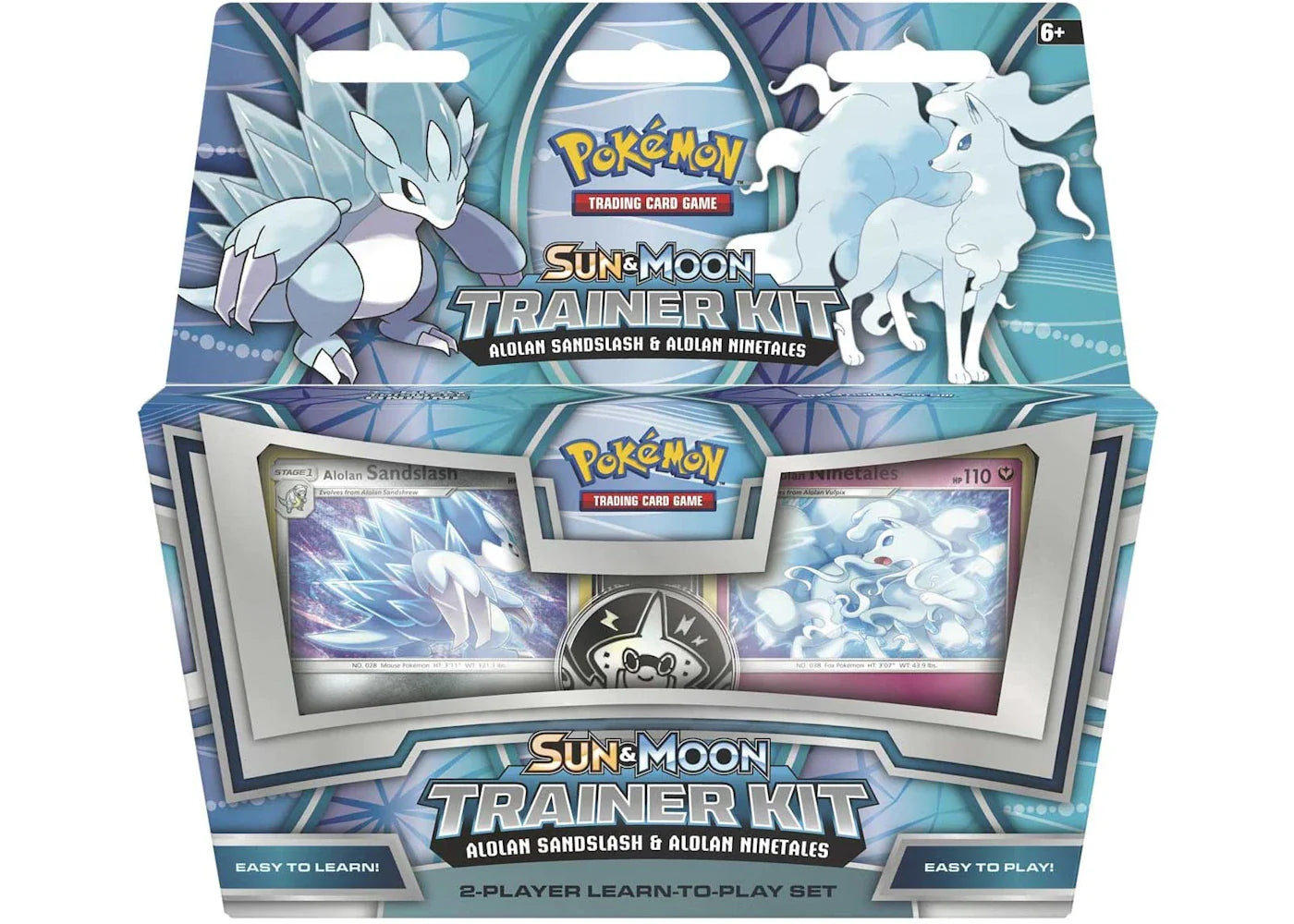 Pokémon 2018 Pokemon TCG Sun & Moon Trainer Kit Alolan Sandslash & Alolan Ninetales
