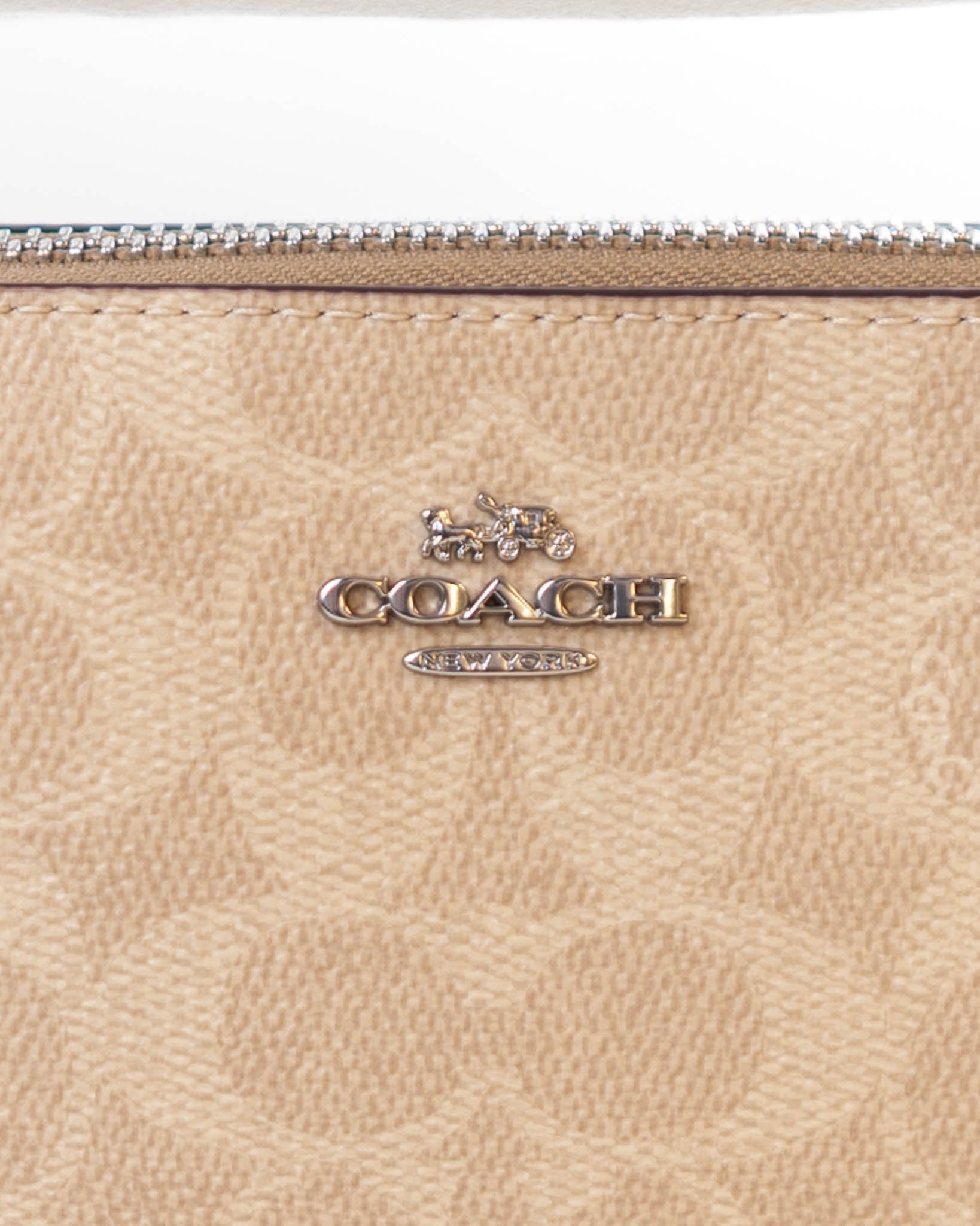 Coach Nolita 19 In Signature Canvas - Sand/Chalk -DS - view 2