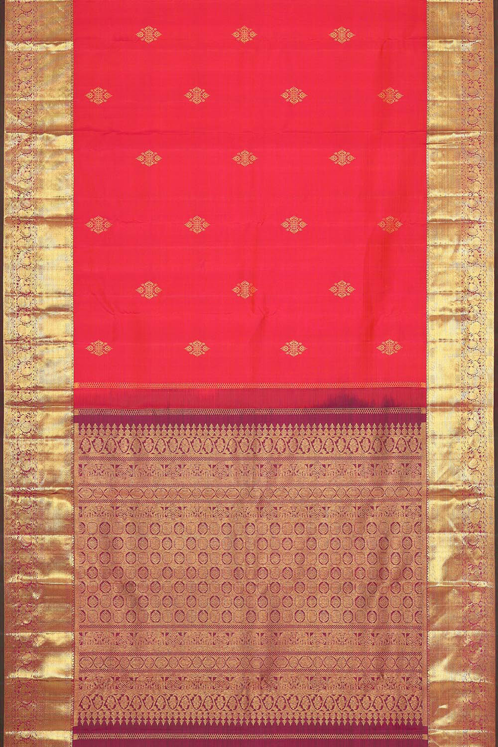 Kalanjali Kanchi Pattu Pink Saree – Women's - view 3