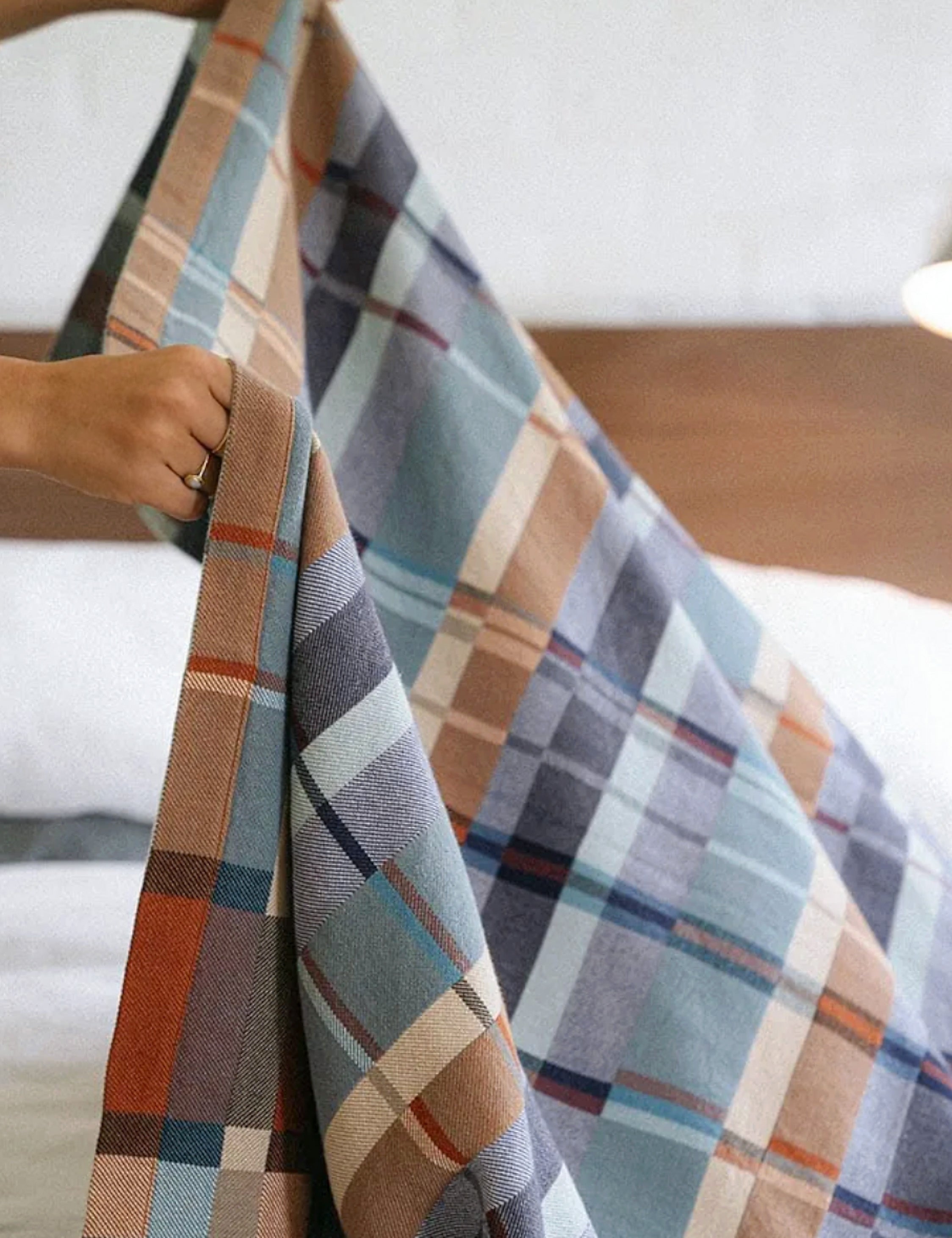 Lulu and Georgia Double Cloth Blanket by Mungo - view 5