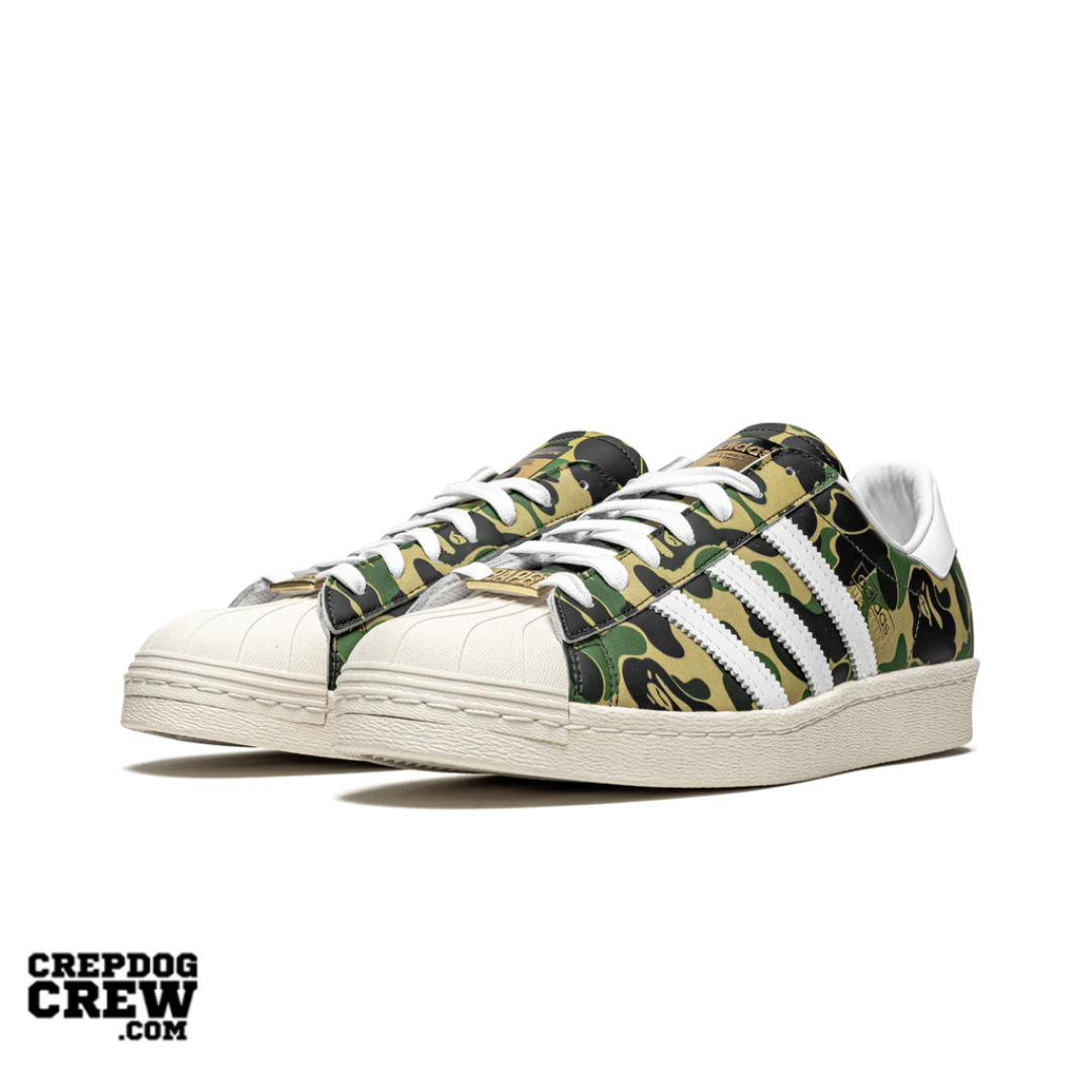 adidas Superstar Bape ABC Camo Green – CREAM - view 2