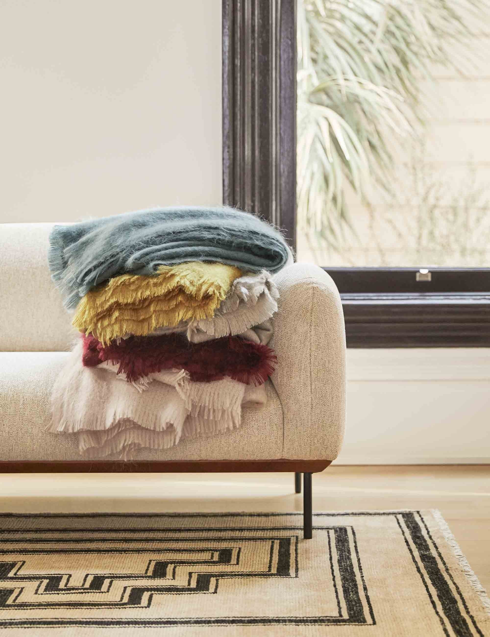 Lulu and Georgia Aimee Mohair Throw - view 30
