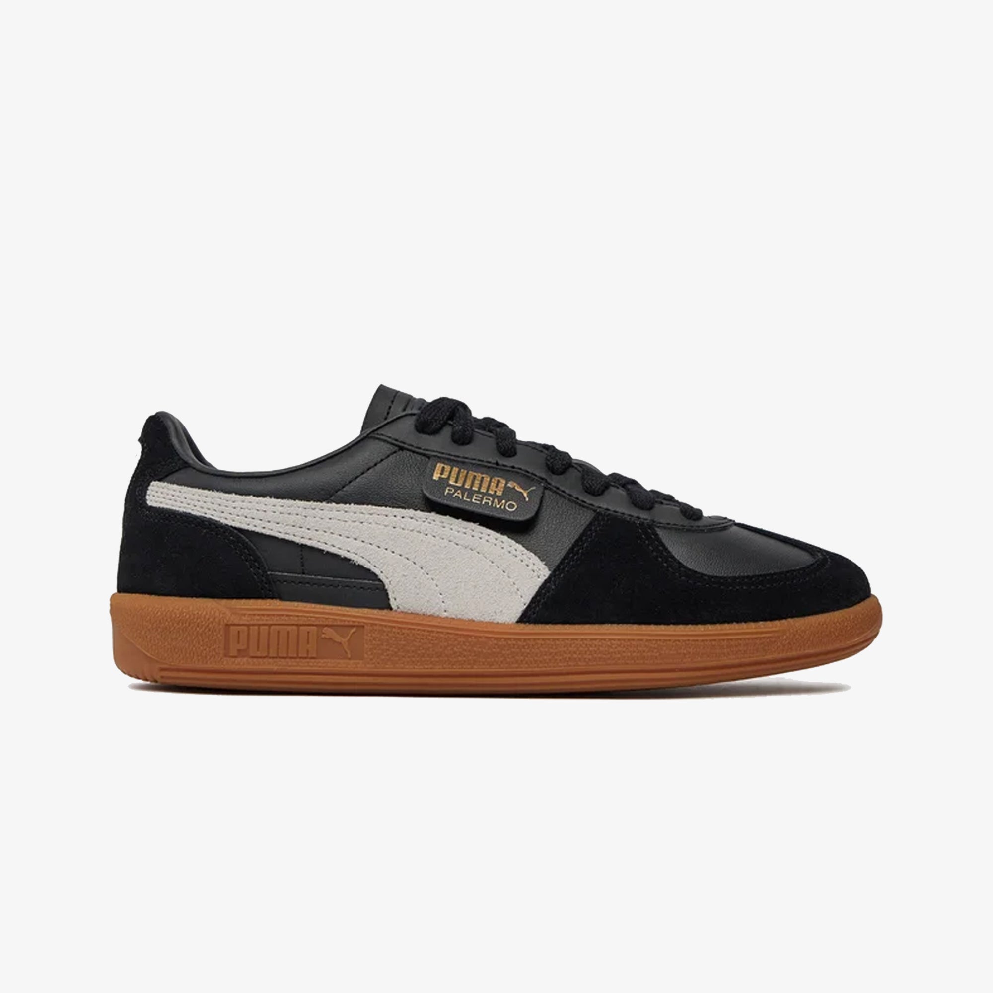 Palermo leather black – Puma | Palermo Leather { Black/gray