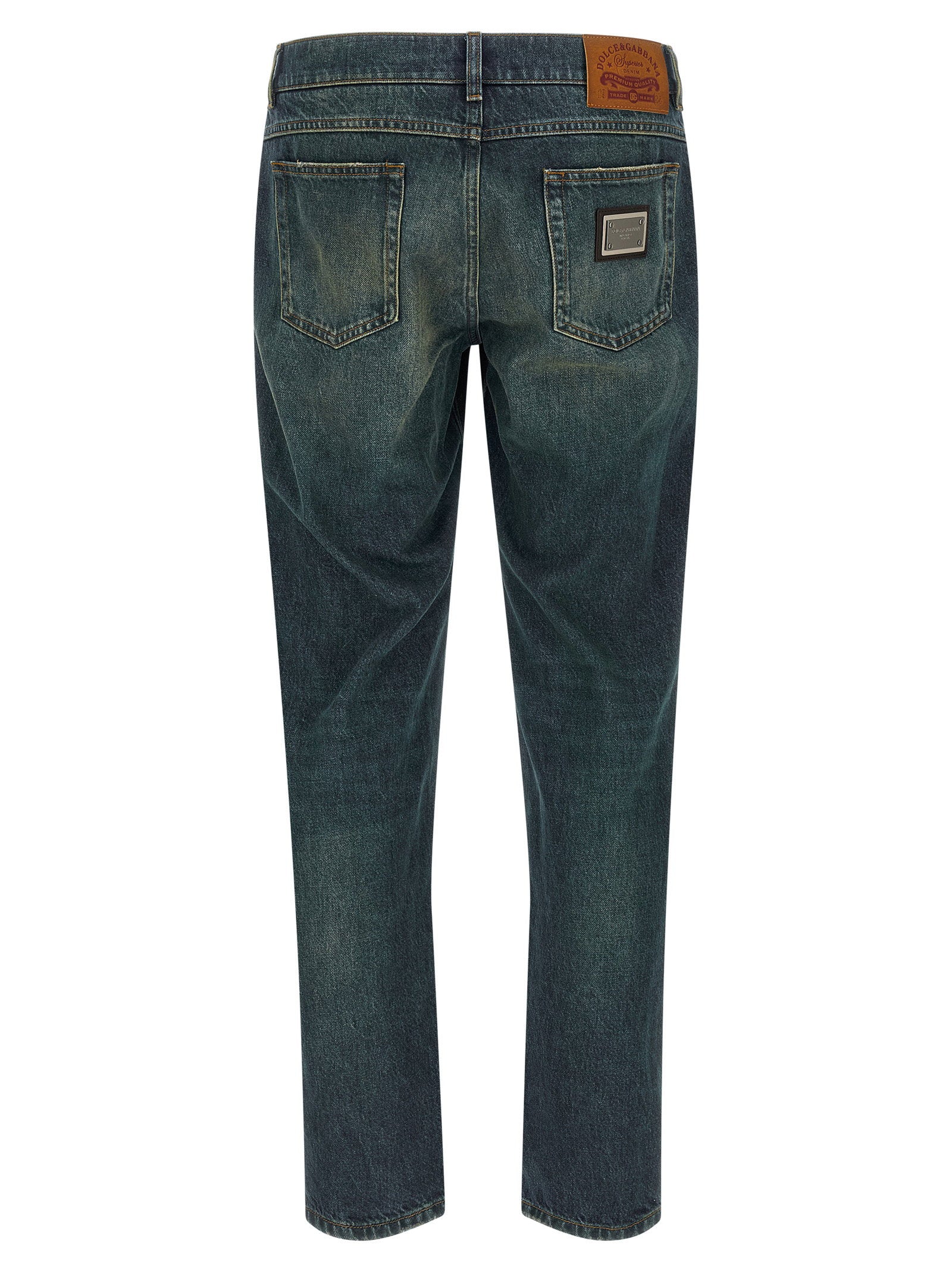 Dolce & Gabbana Logo Tag Jeans – 100% cotton - view 2