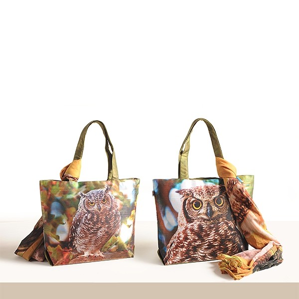 Swayam India Daring Owl Scarf Bags- SCF 928
