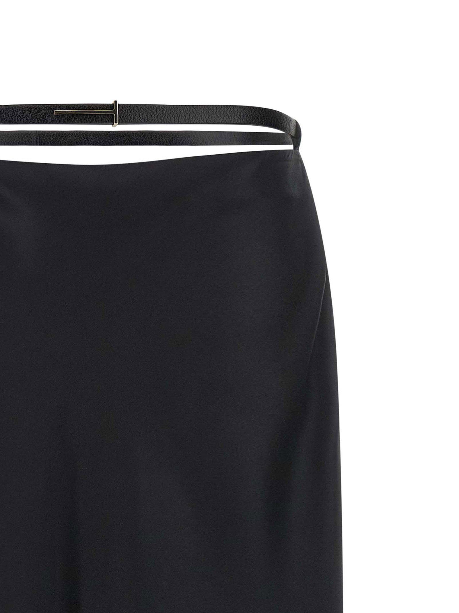 Tom Ford Skirt With Belt – 100% silk - view 3
