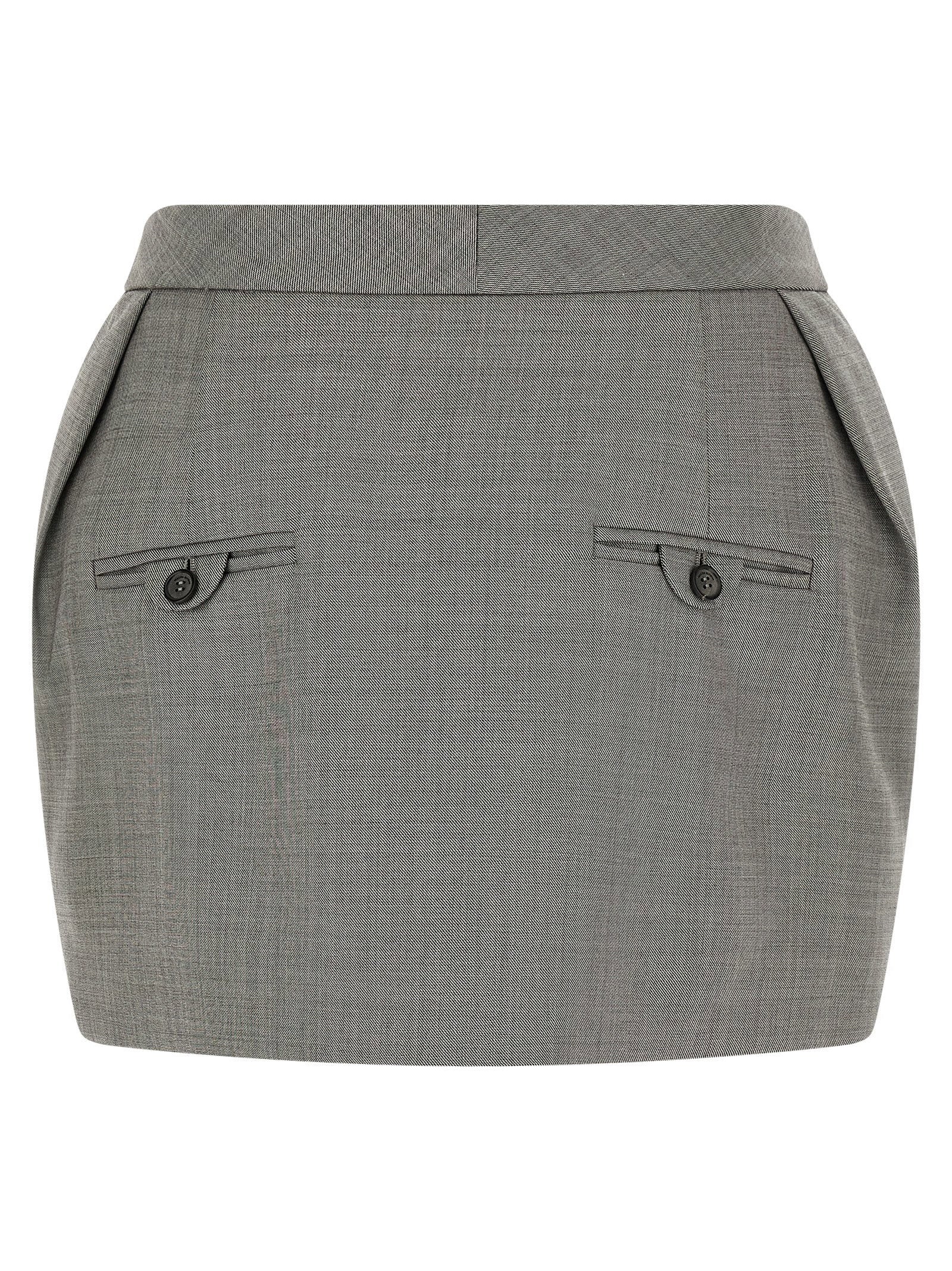 Magda Butrym 14 Skirt – 98% wool, 2% elastane - view 2