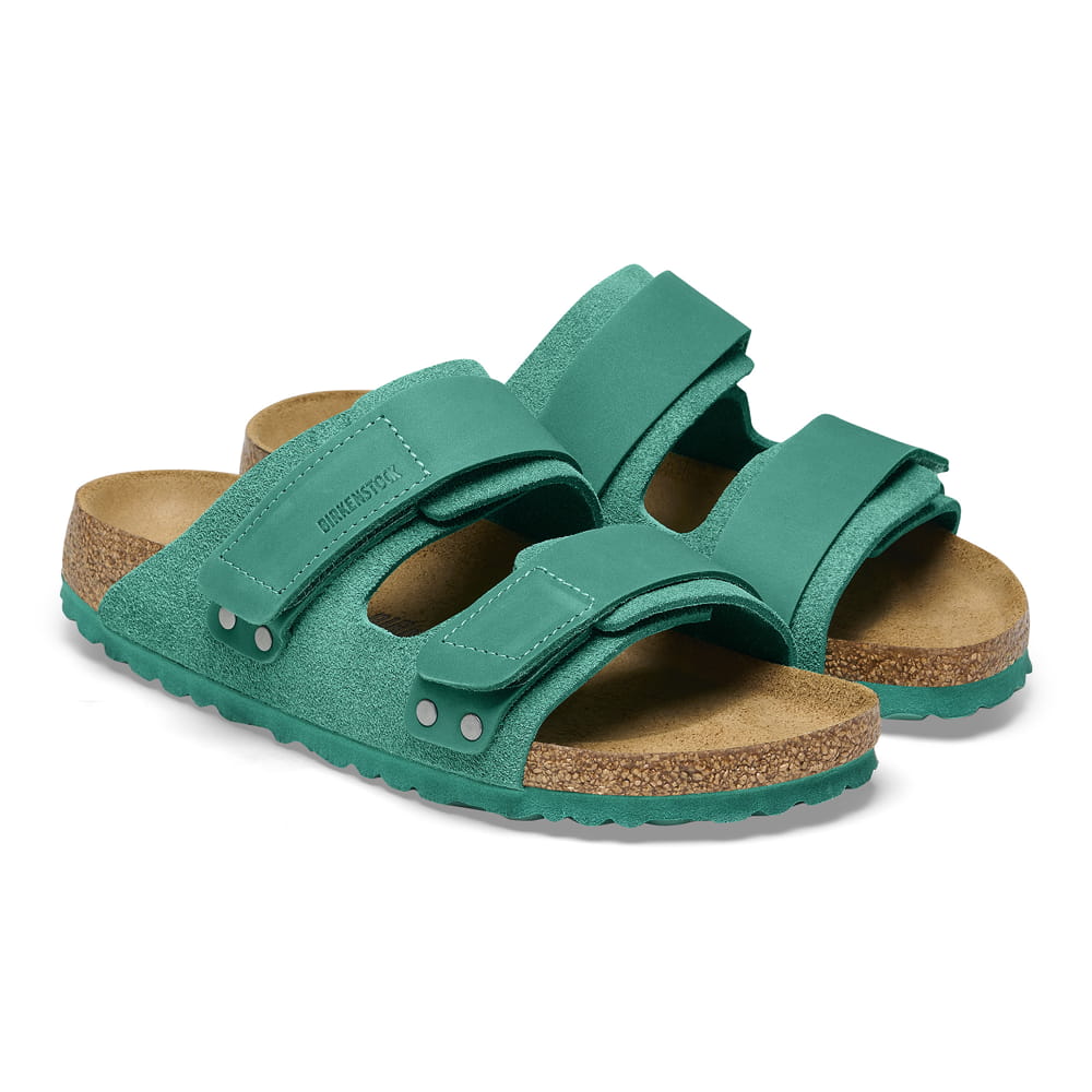 Birkenstock Uji Nubuck Suede Leather – Green Green/Digital Green - view 2
