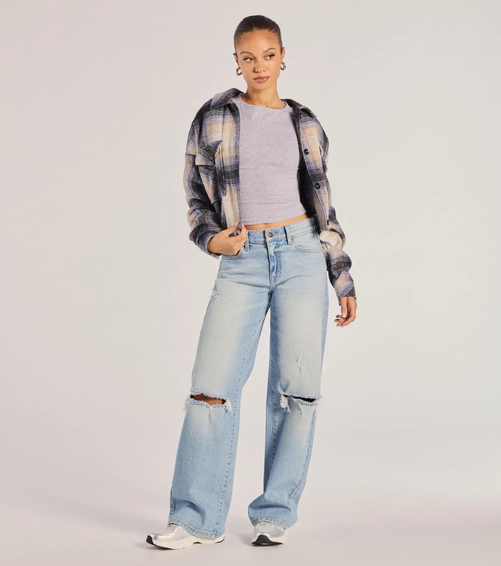 Windsor Elevated Staple Open Back Long Sleeve Top - view 7