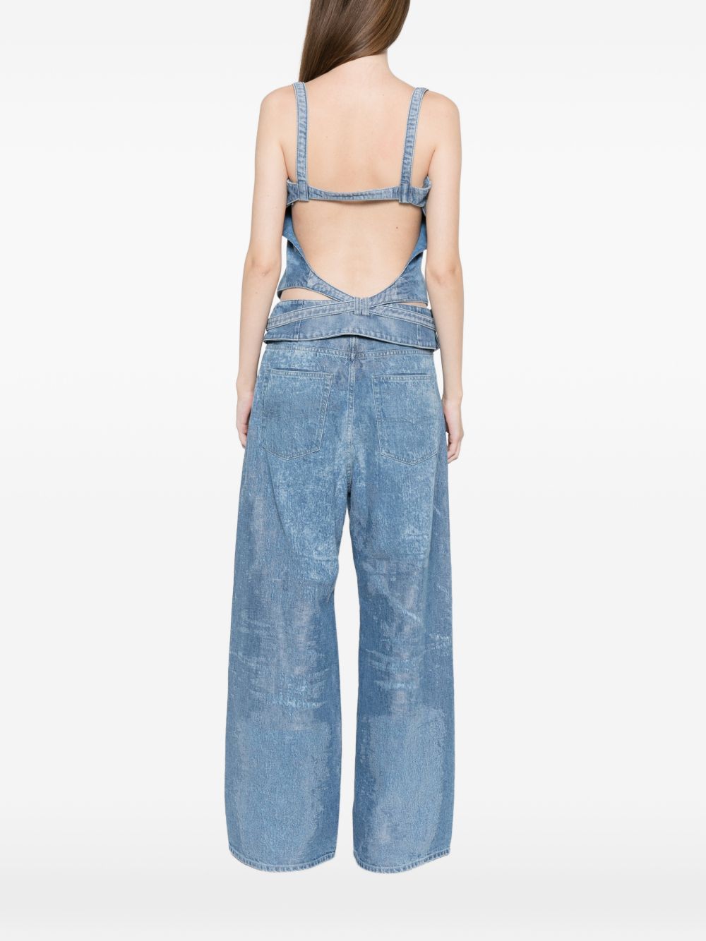 Diesel Denim tank top – 95%Cotton 5%Polyester - view 2