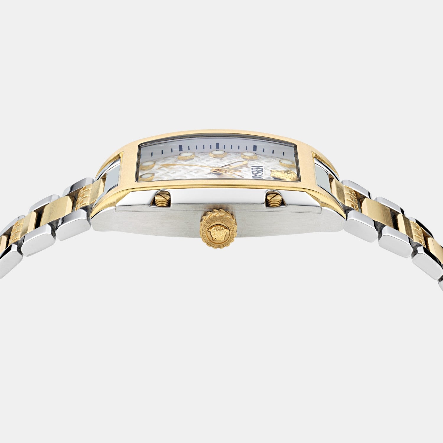 Versace Dominus Women Quartz White Tonneau Dial Analog Stainless Steel Watch VE8K00424 - view 2