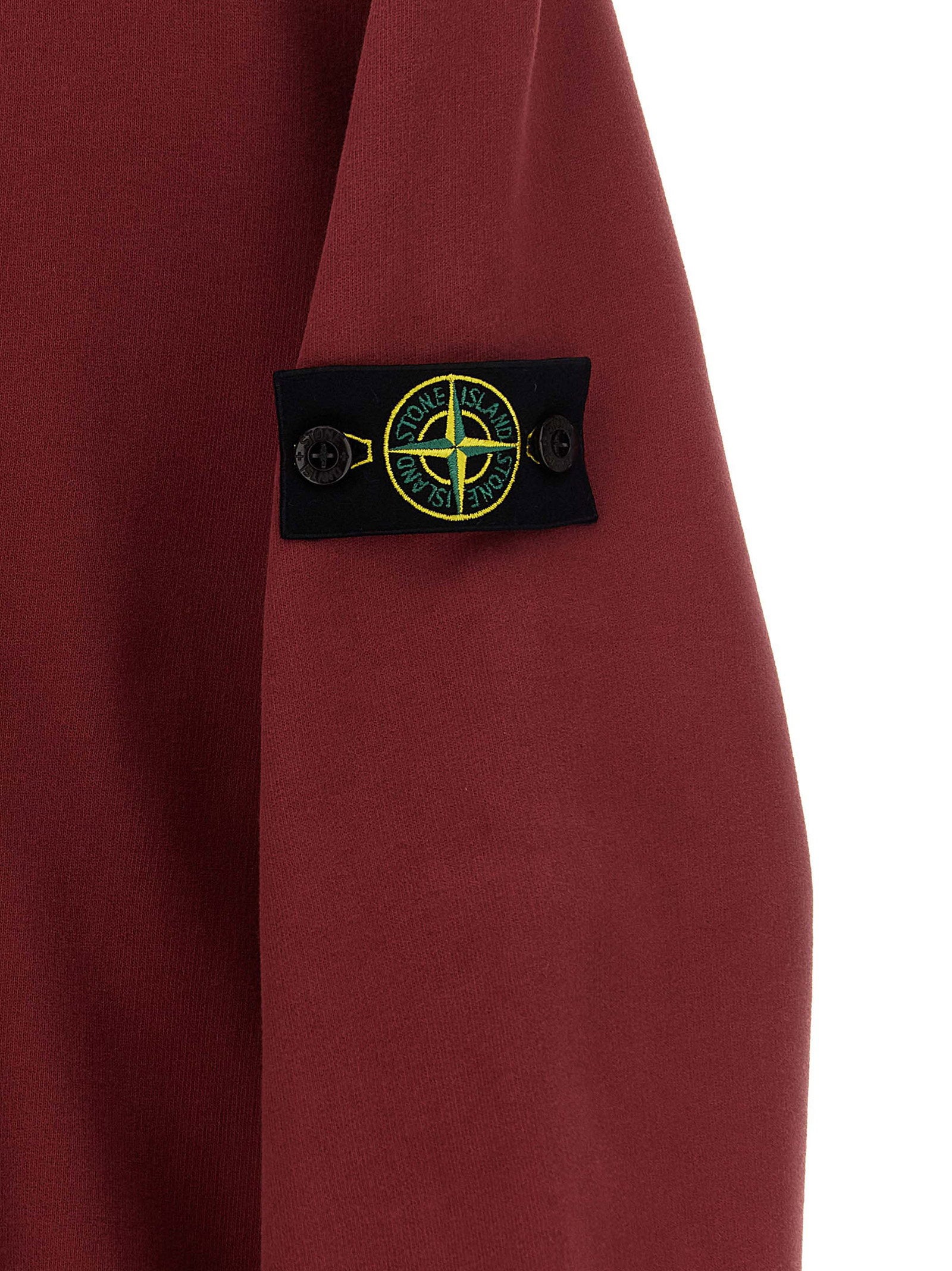 Stone Island Junior Badge Logo Sweatshirt – 100% cotton - view 3