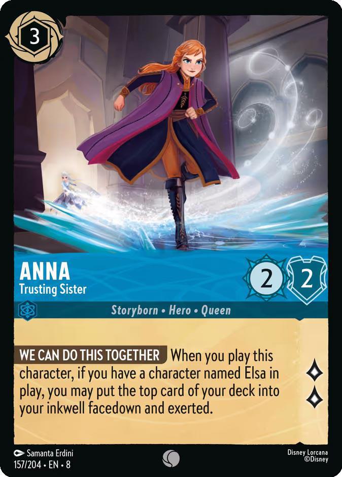Lorcana Anna - Trusting Sister - 157/204 [Reign of Jafar] [Non-Foil]