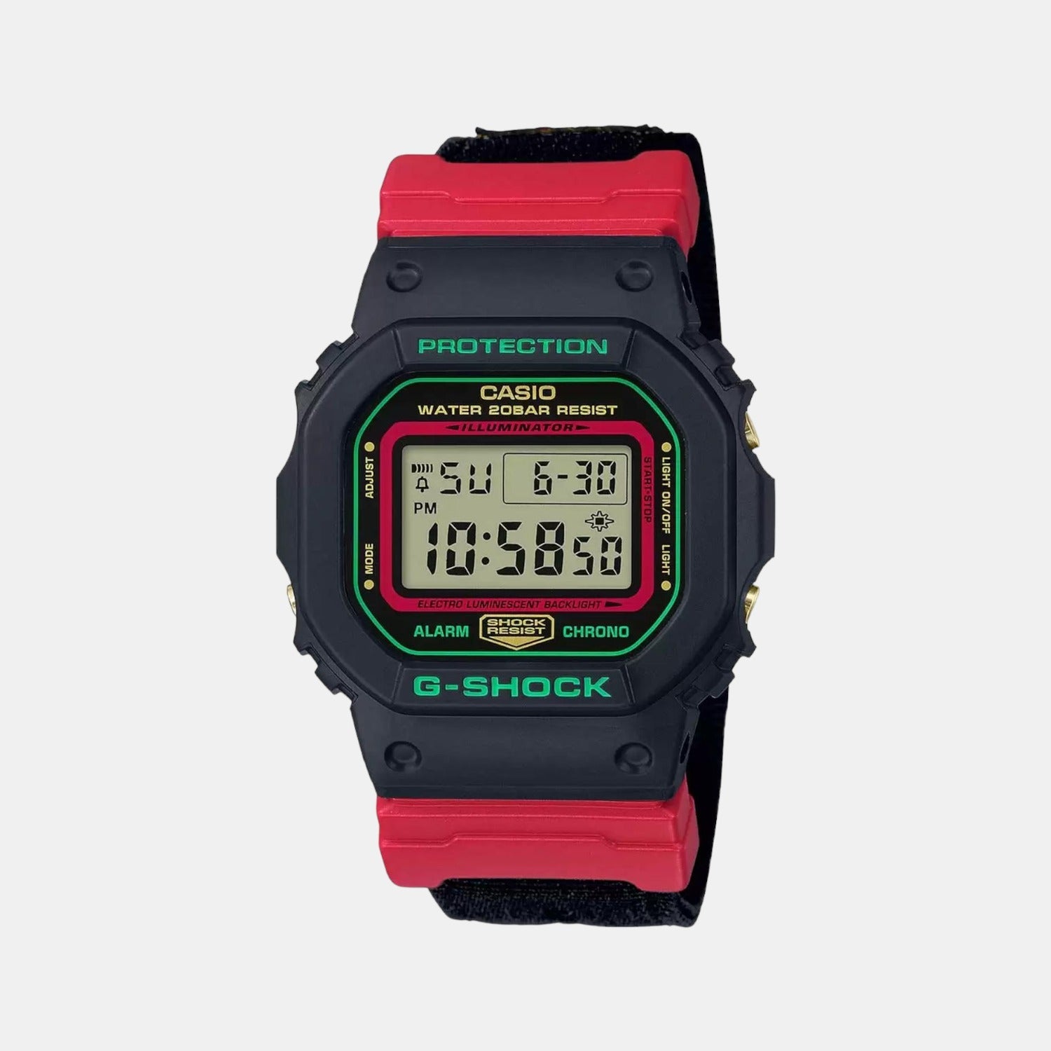 Casio G-Shock Men Quartz Black Dial Digital Resin Watch G1008