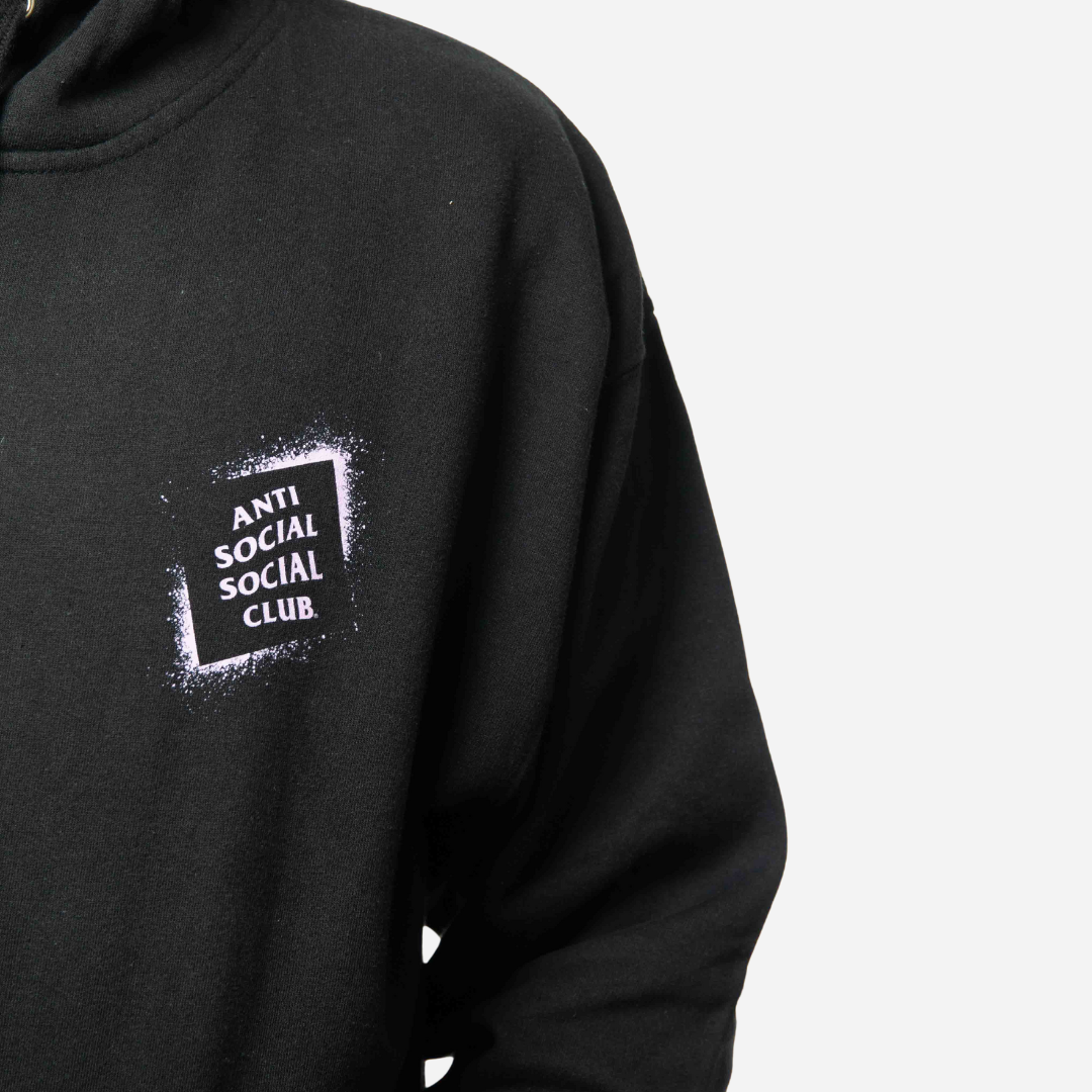 Anti Social Social Club Toy Hoodie - Black - view 2