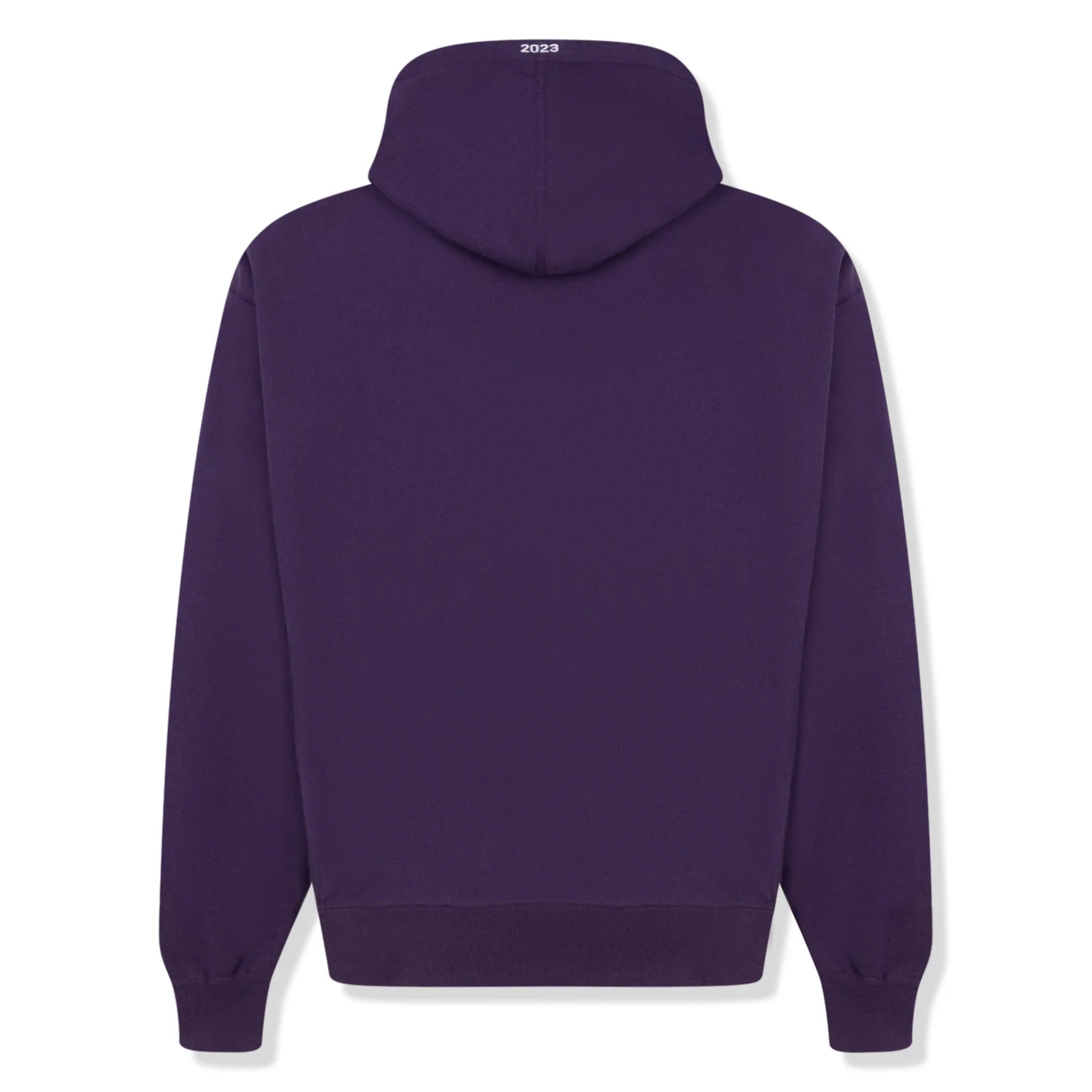 Supreme Box Logo Dark Purple Hoodie (FW23) - view 2