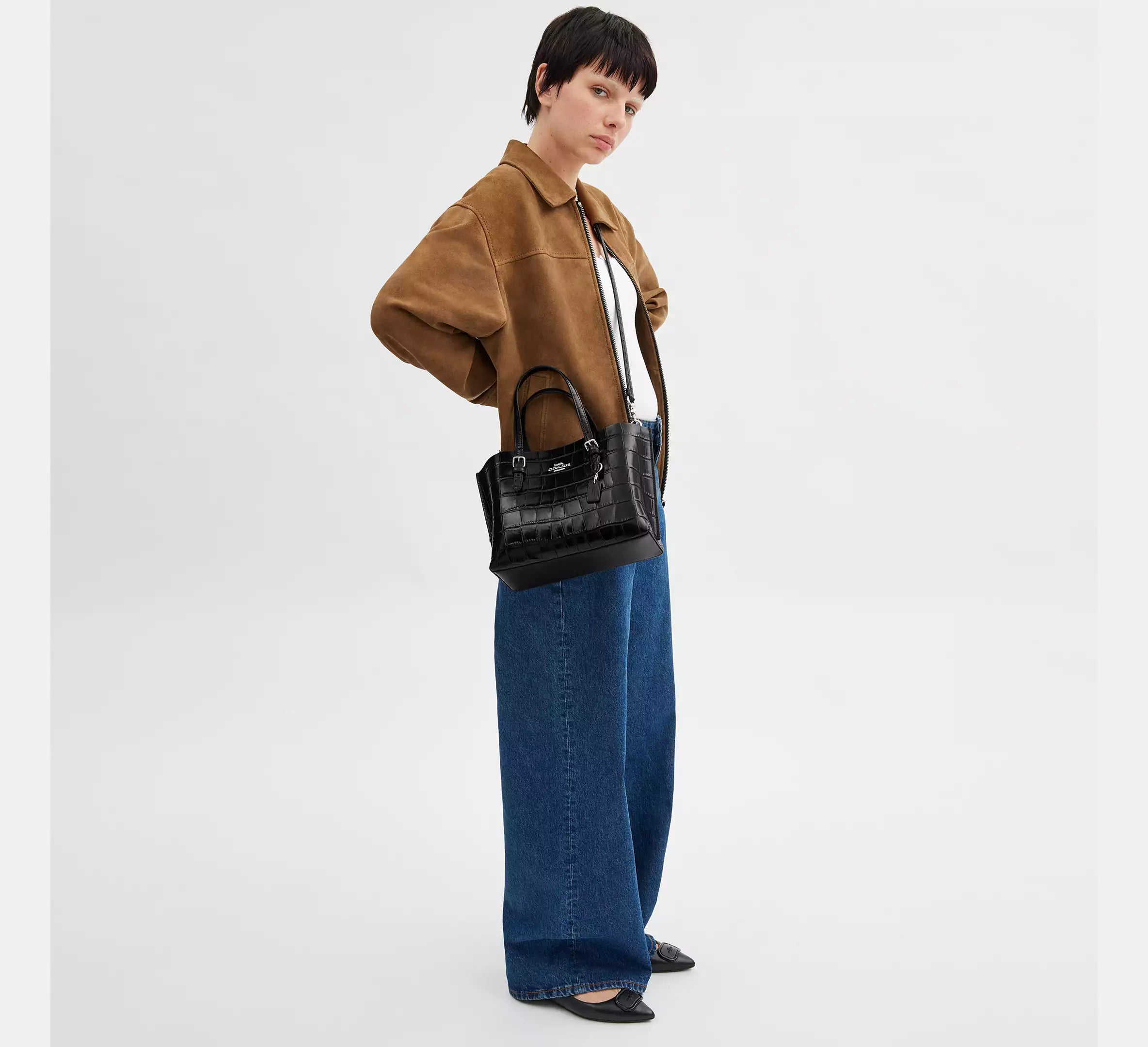 HYPE ELIXIR Coach Mollie Tote Bag 25 Black - view 4