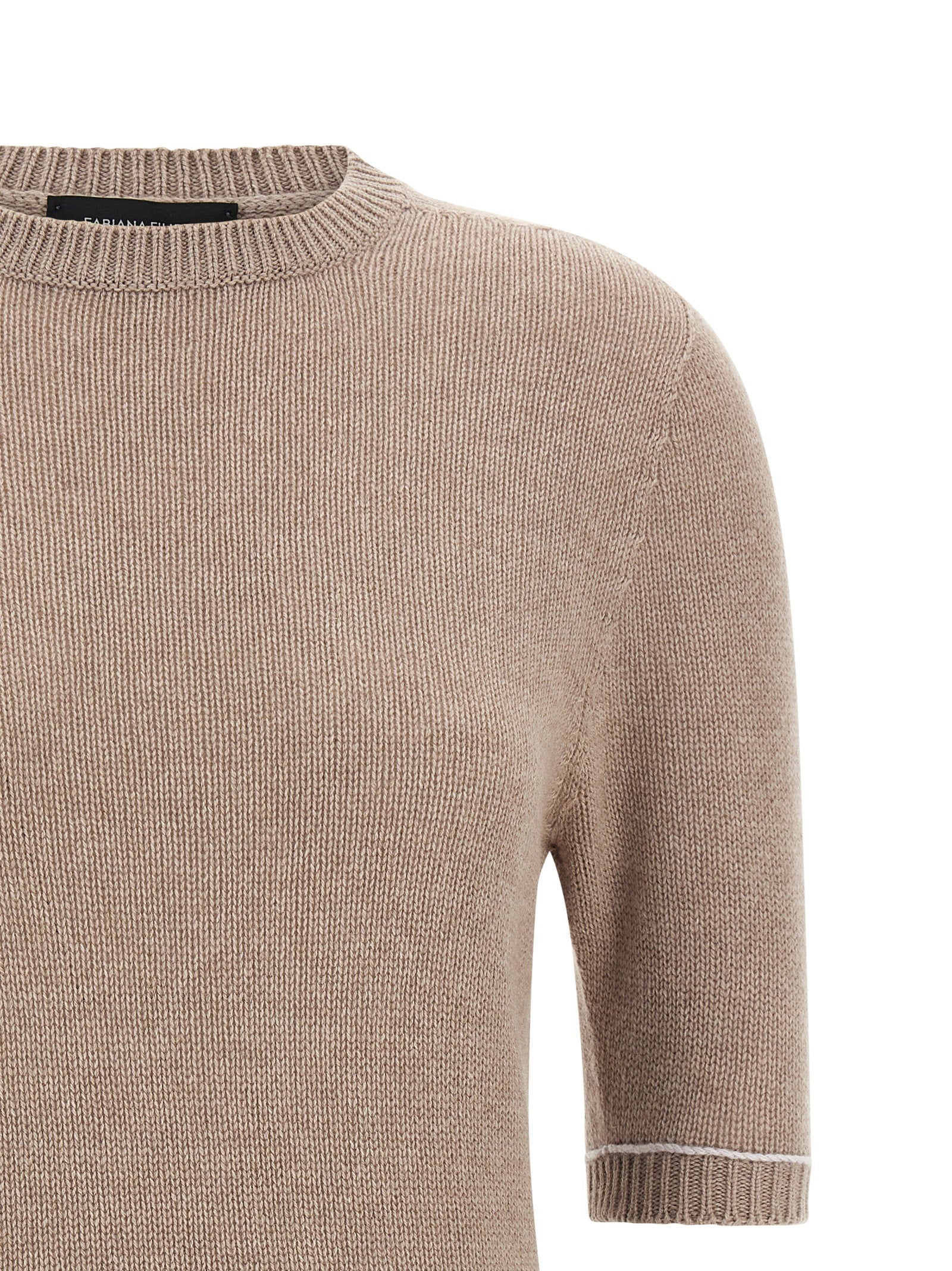Fabiana Filippi Gauze Platinum Sweater - view 3
