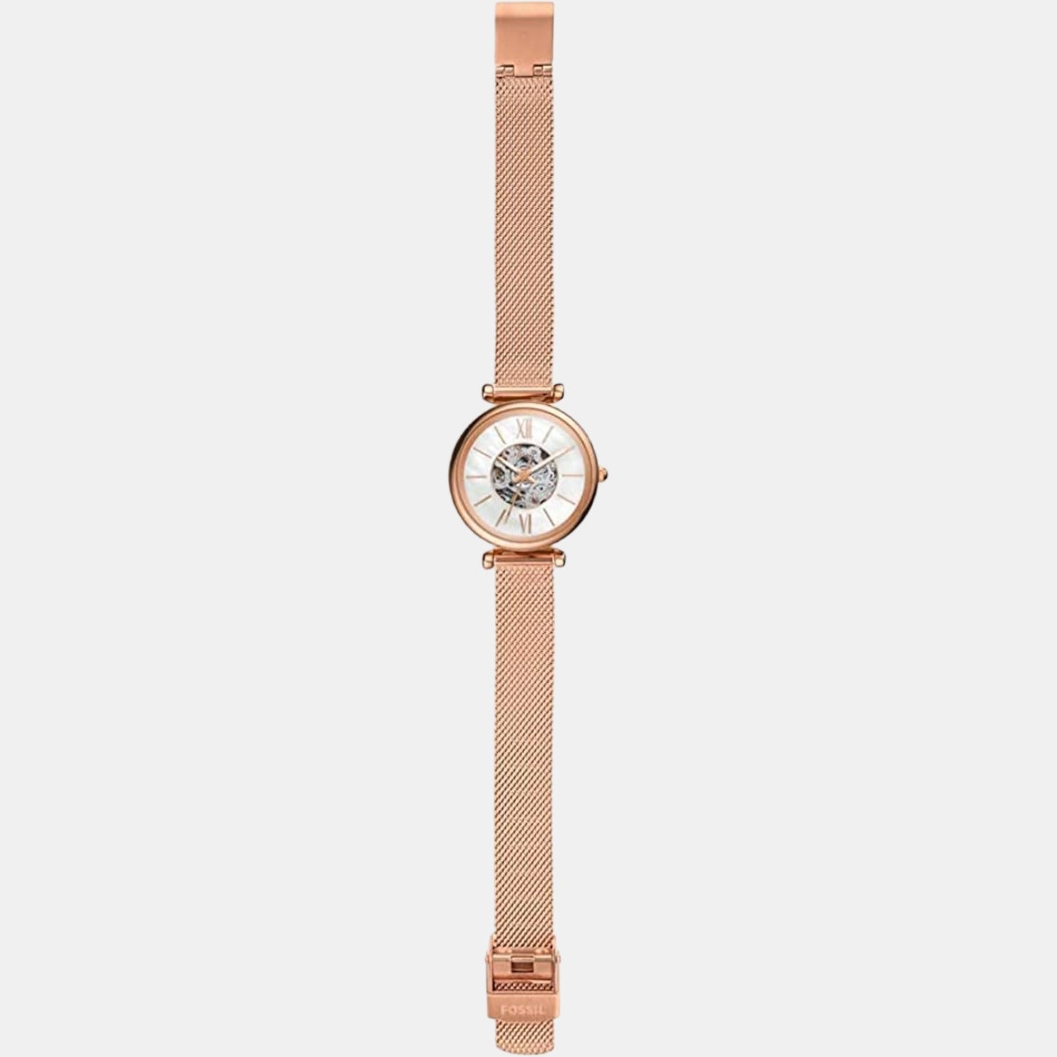 Fossil Carlie Women Automatic White Dial Analog Stainless Steel Watch ME3188 - view 8