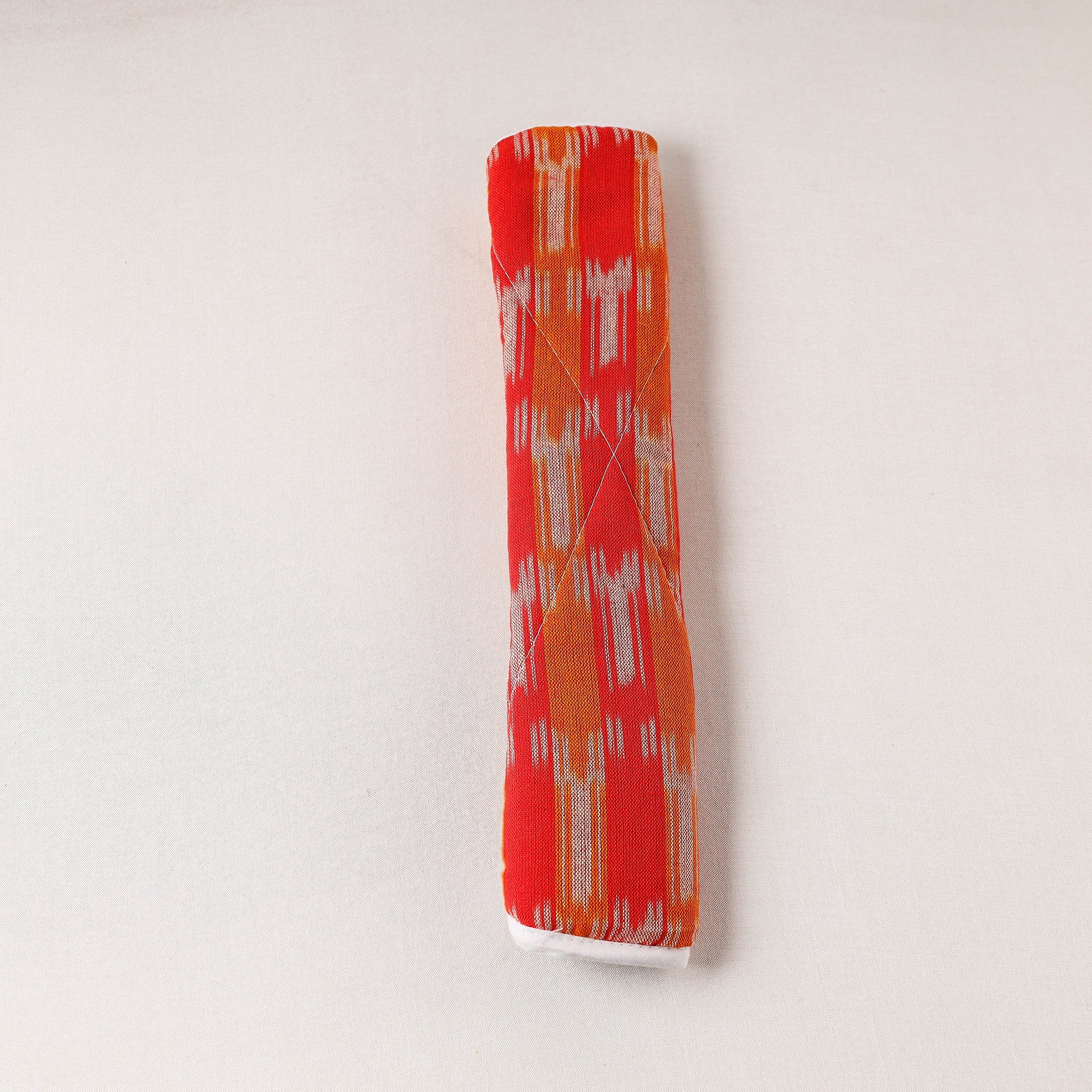 JALPARI Black - Pochampally Ikat Handmade Fridge Handle Cover - view 2