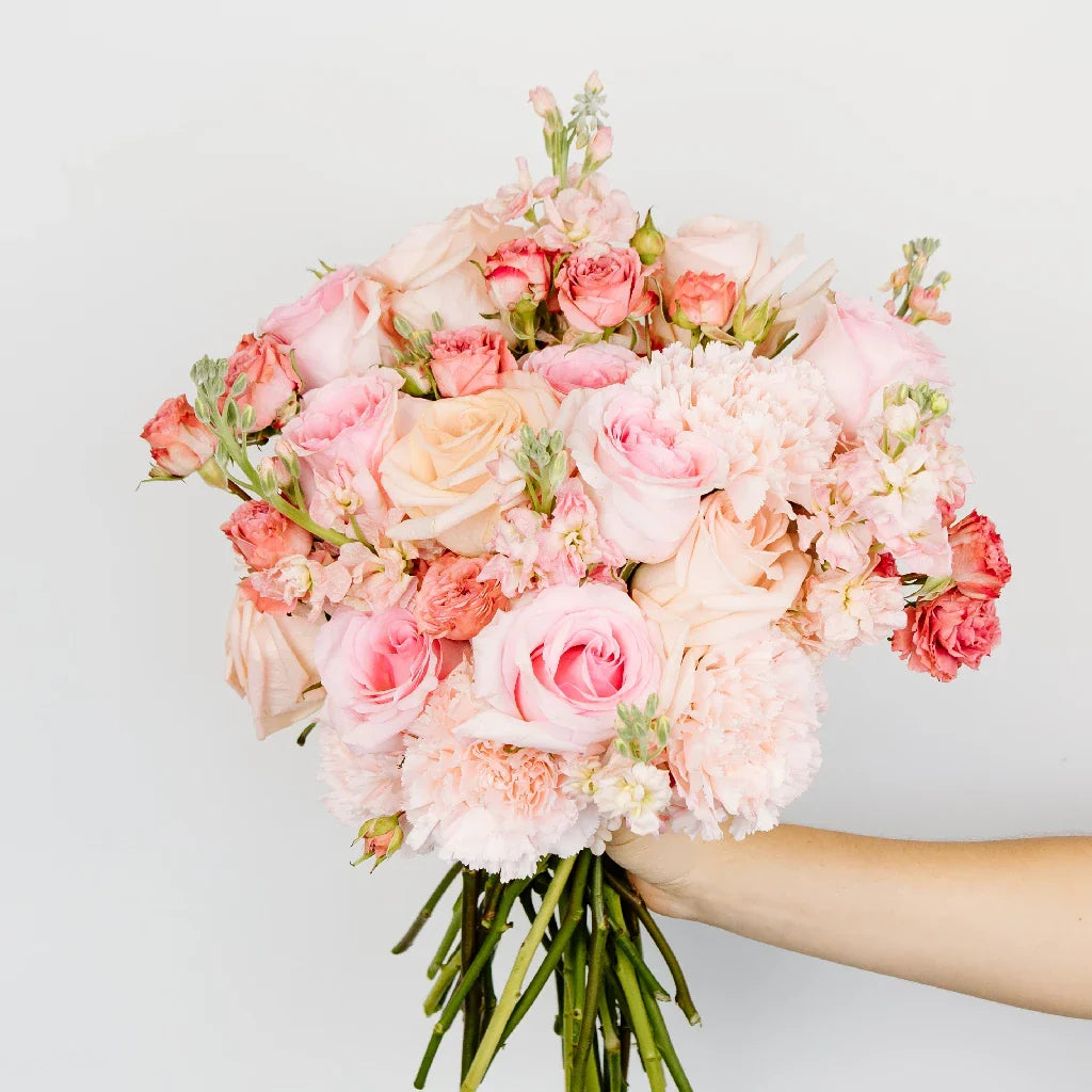 FiftyFlowers Pink Paradise Bouquet Bar Flower Kit