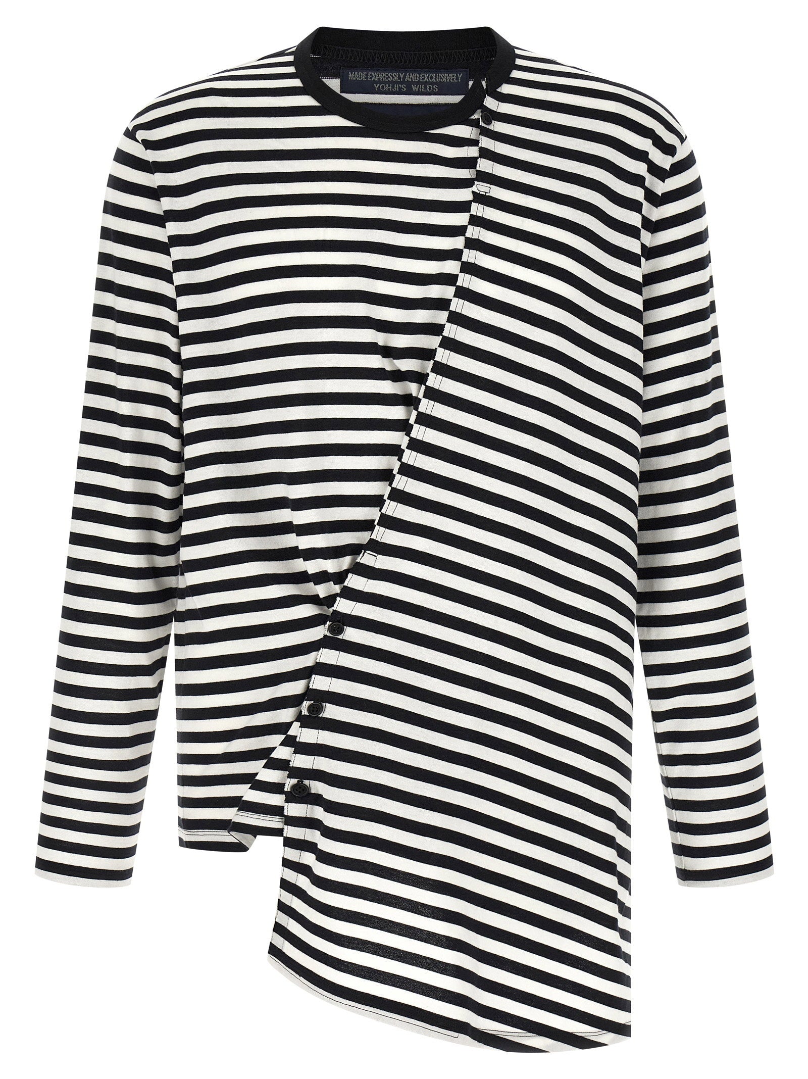 Yohji Yamamoto Paneled Sweater – 100% cotton - view 2