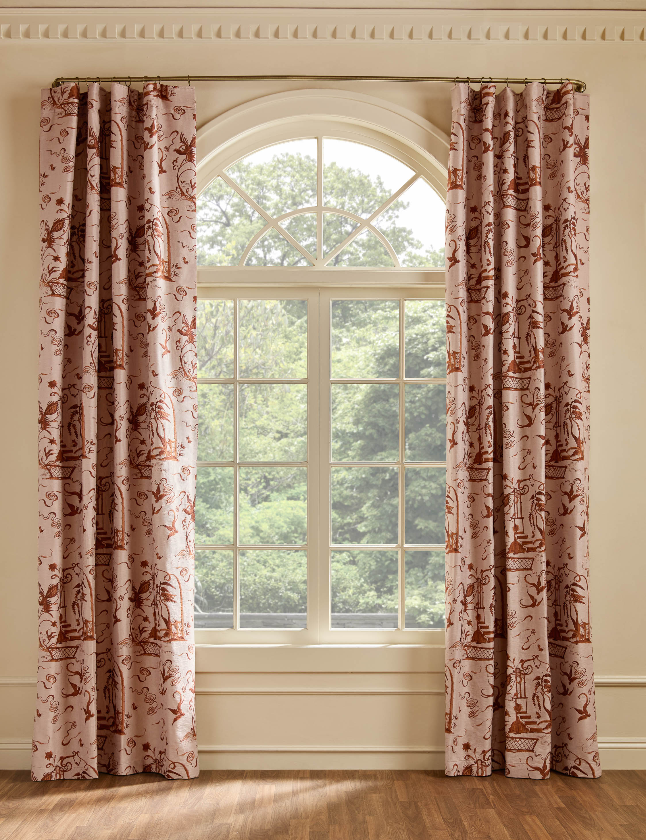 Lulu and Georgia Misha Toile Curtain Panel