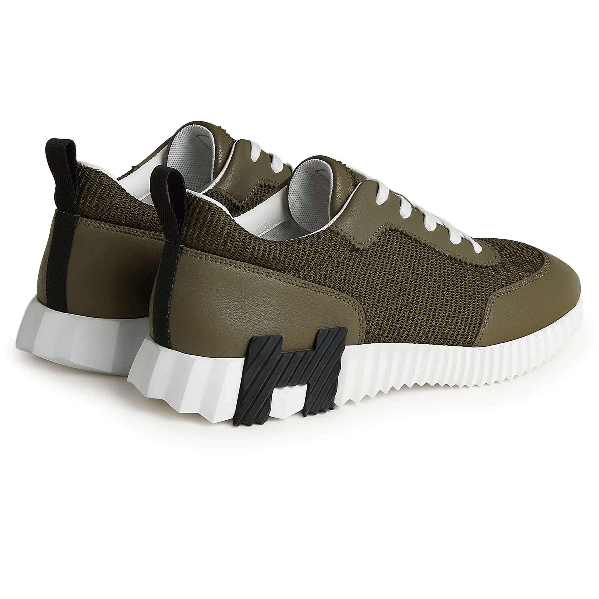 Hermès Paris Bouncing Sneaker Tundra Green - view 2