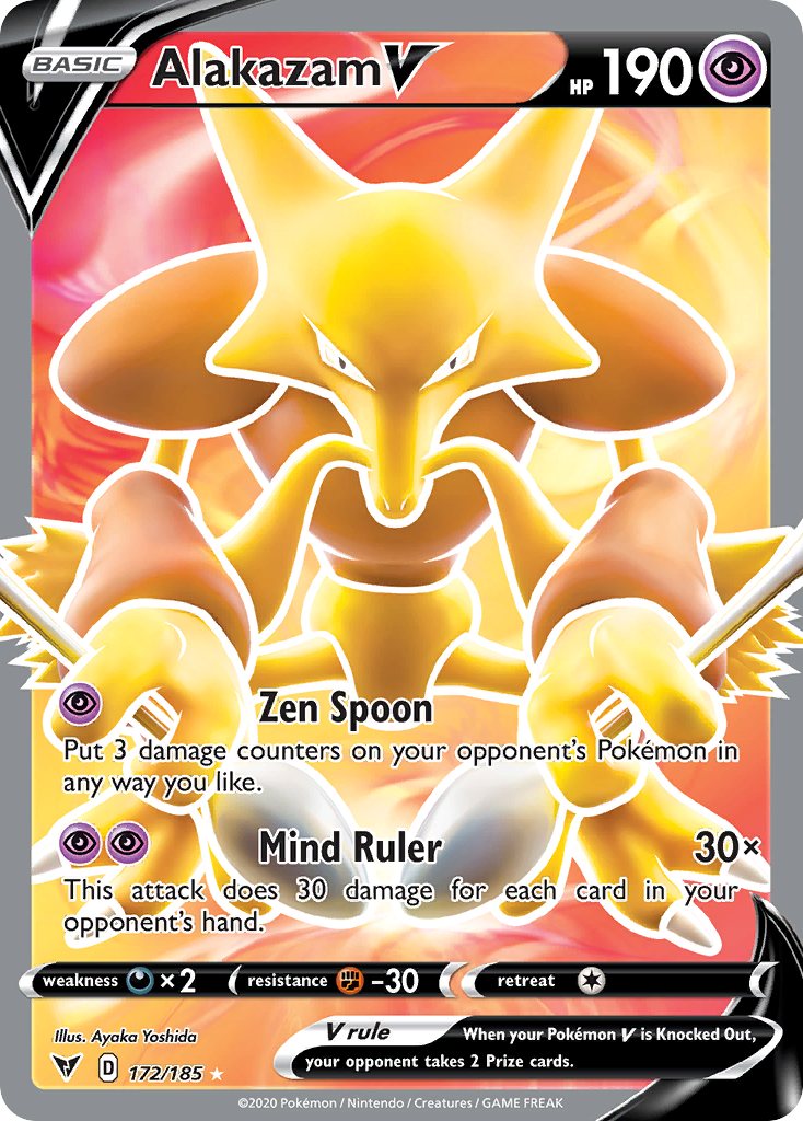 Rare ultra swsh4-172 – Pokémon Alakazam V - 172/185 - Rare Ultra [swsh4-172] [Ultra] - Alakazam V - 172/185 - Rare Ultra