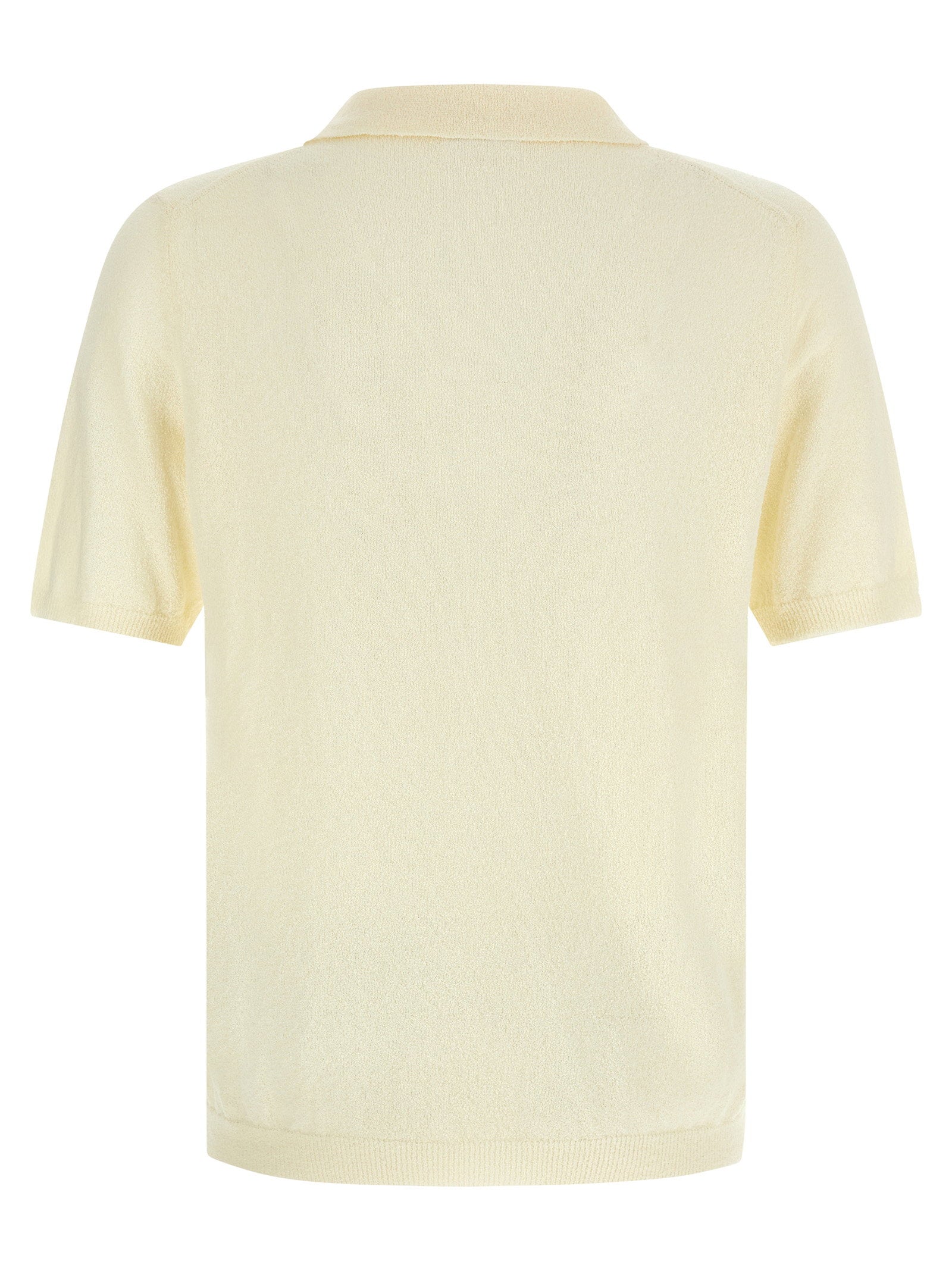 Roberto Collina Spongy Effect Polo Shirt – 70% cotton 30% polyamide - view 2