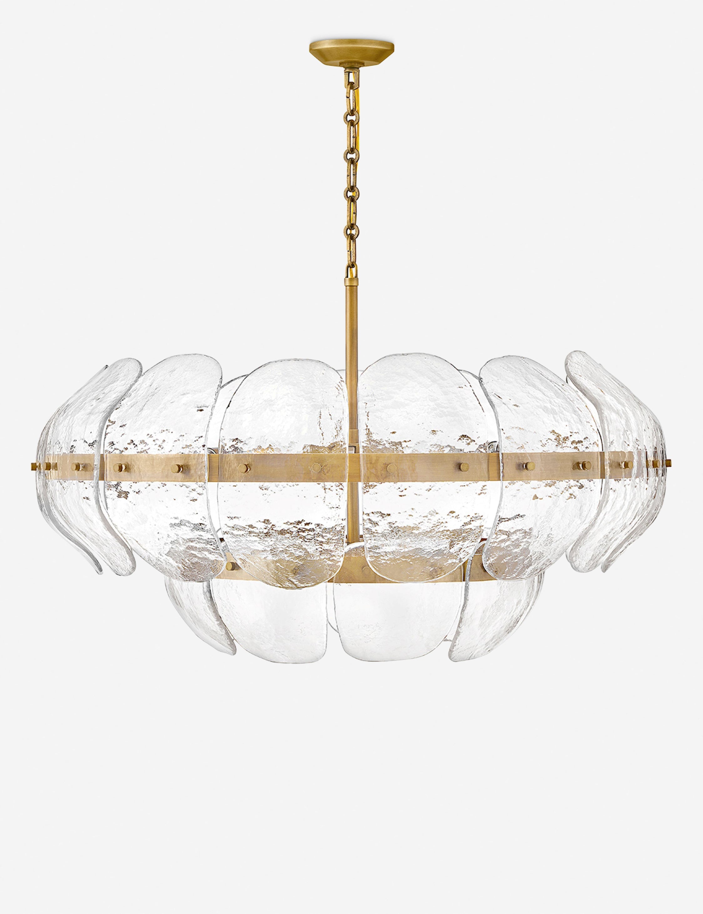 Lulu and Georgia Bascom Tiered Chandelier – Brass - view 2