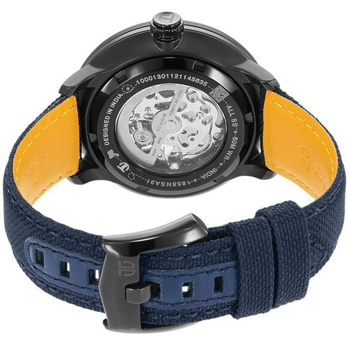 Titan Octane Aerobatics Mechanical Analog Black Dial Nylon Strap Watch for Men 42.1mm 1858NL01 - view 4