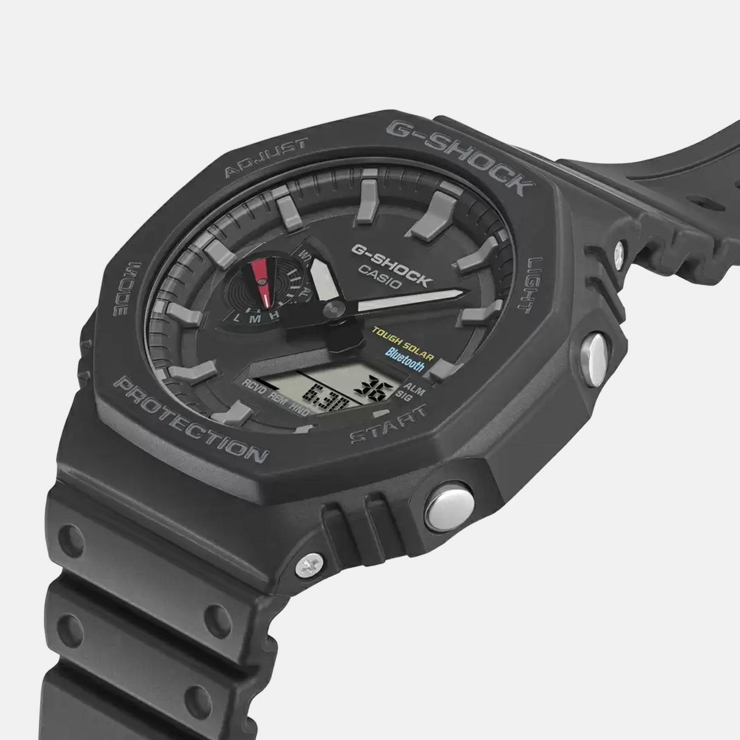 Casio G-Shock Men Quartz Grey Dial Analog-Digital Resin Watch G1241 - view 2
