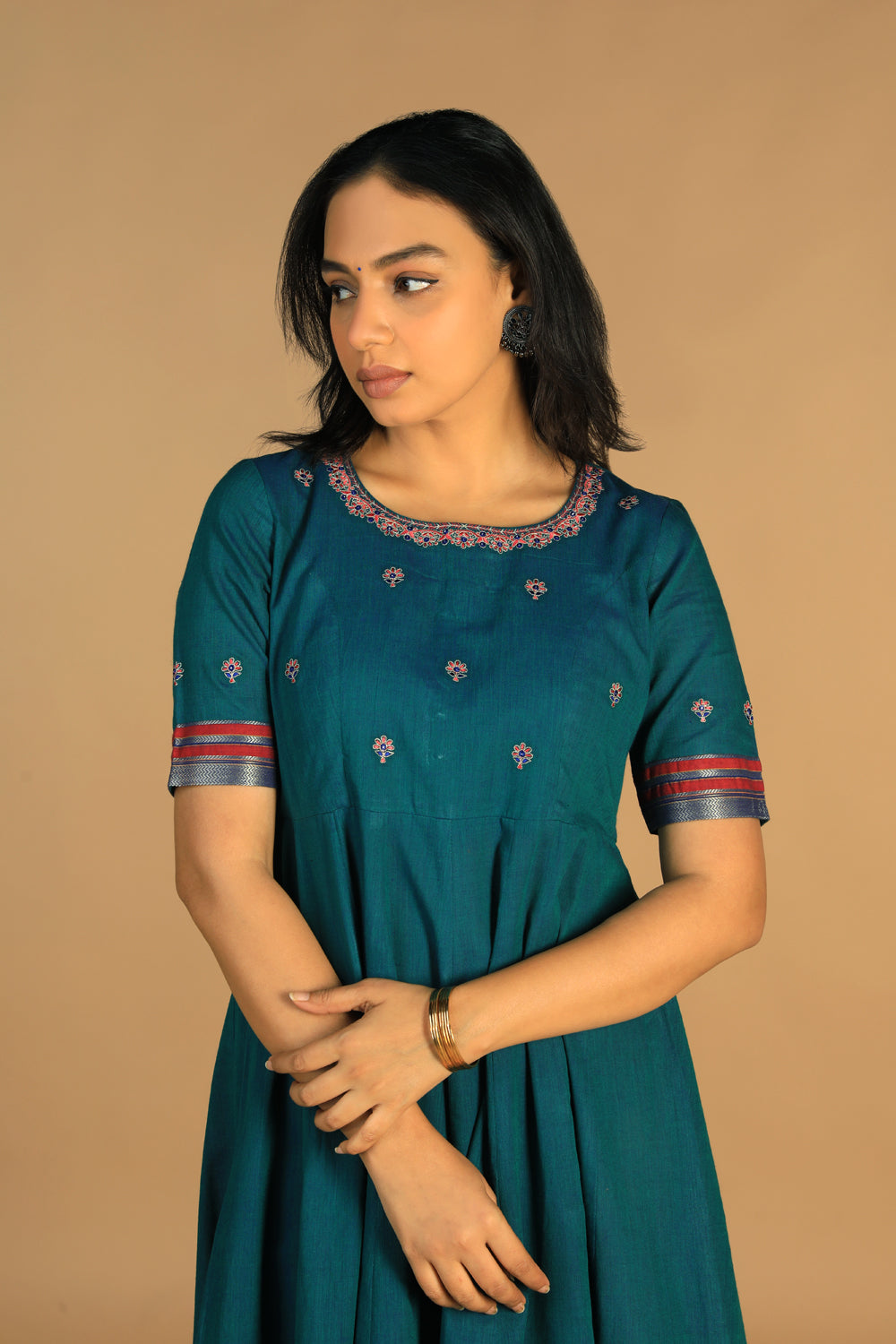 Kalanjali Ethnics Festive wear Panelled kurta - view 2