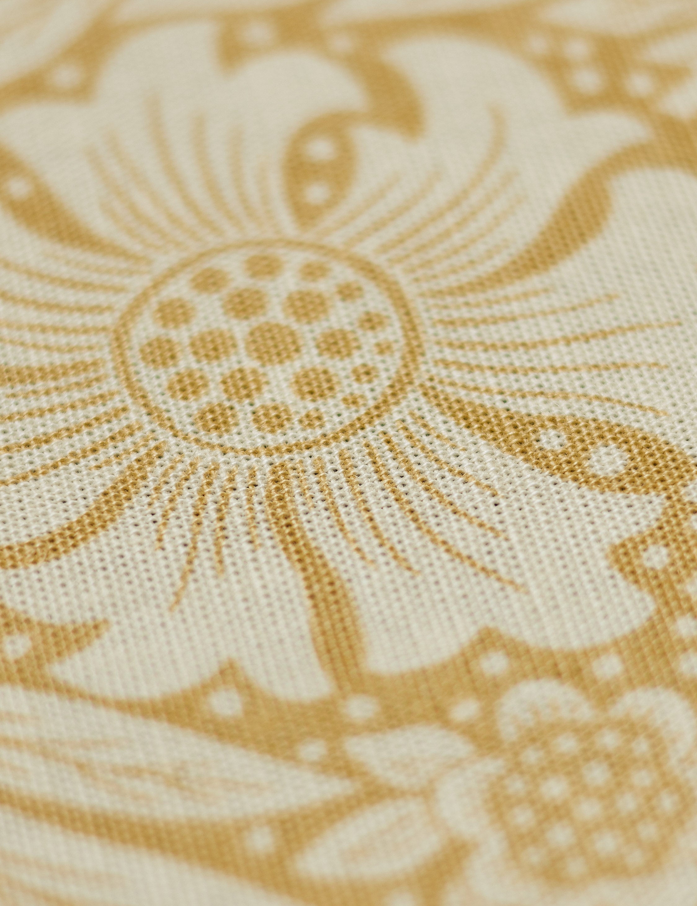 Lulu and Georgia Marigold Linen Blend Fabric by Morris & Co. - view 17