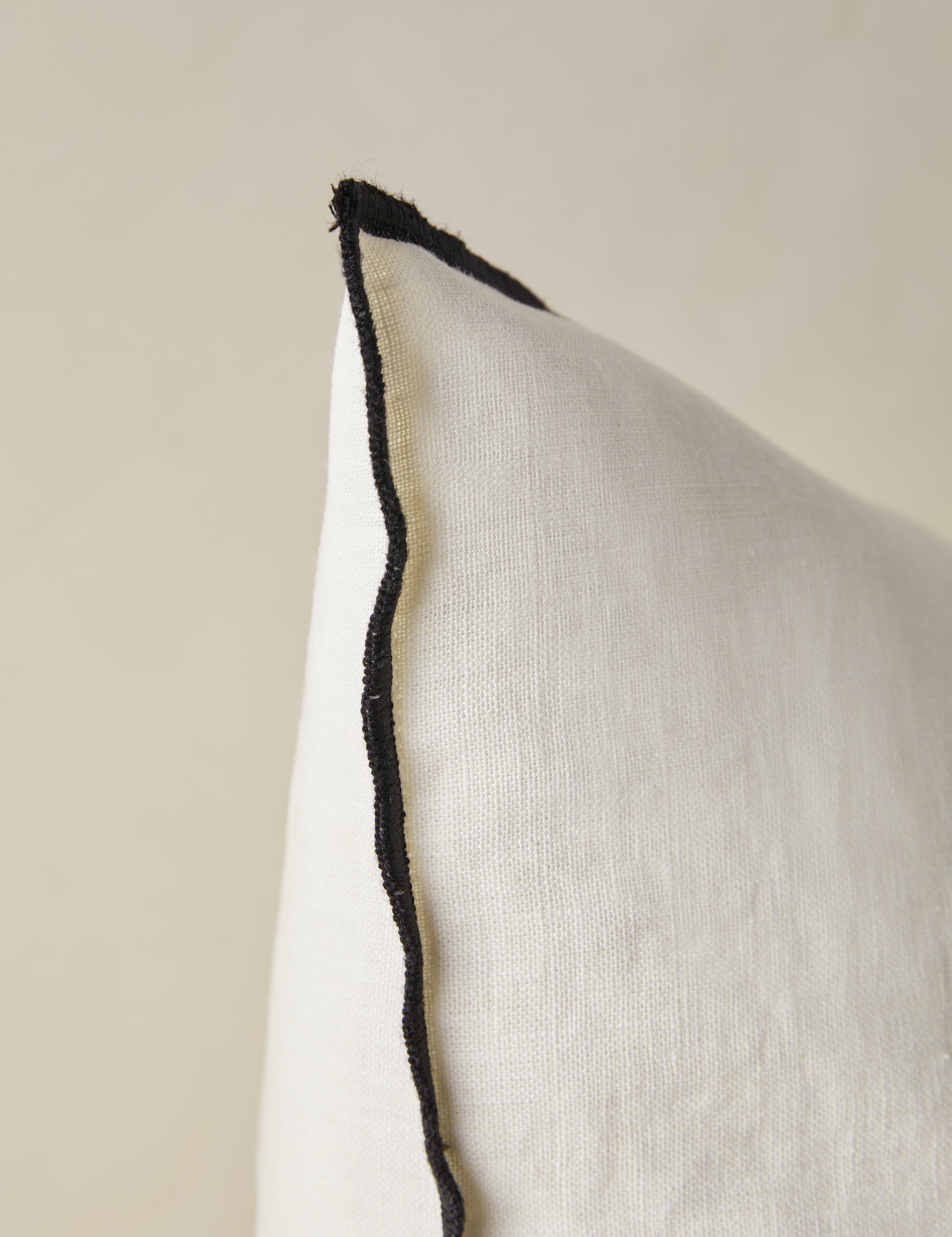 Lulu and Georgia Carys Contrast Linen Pillow - view 25