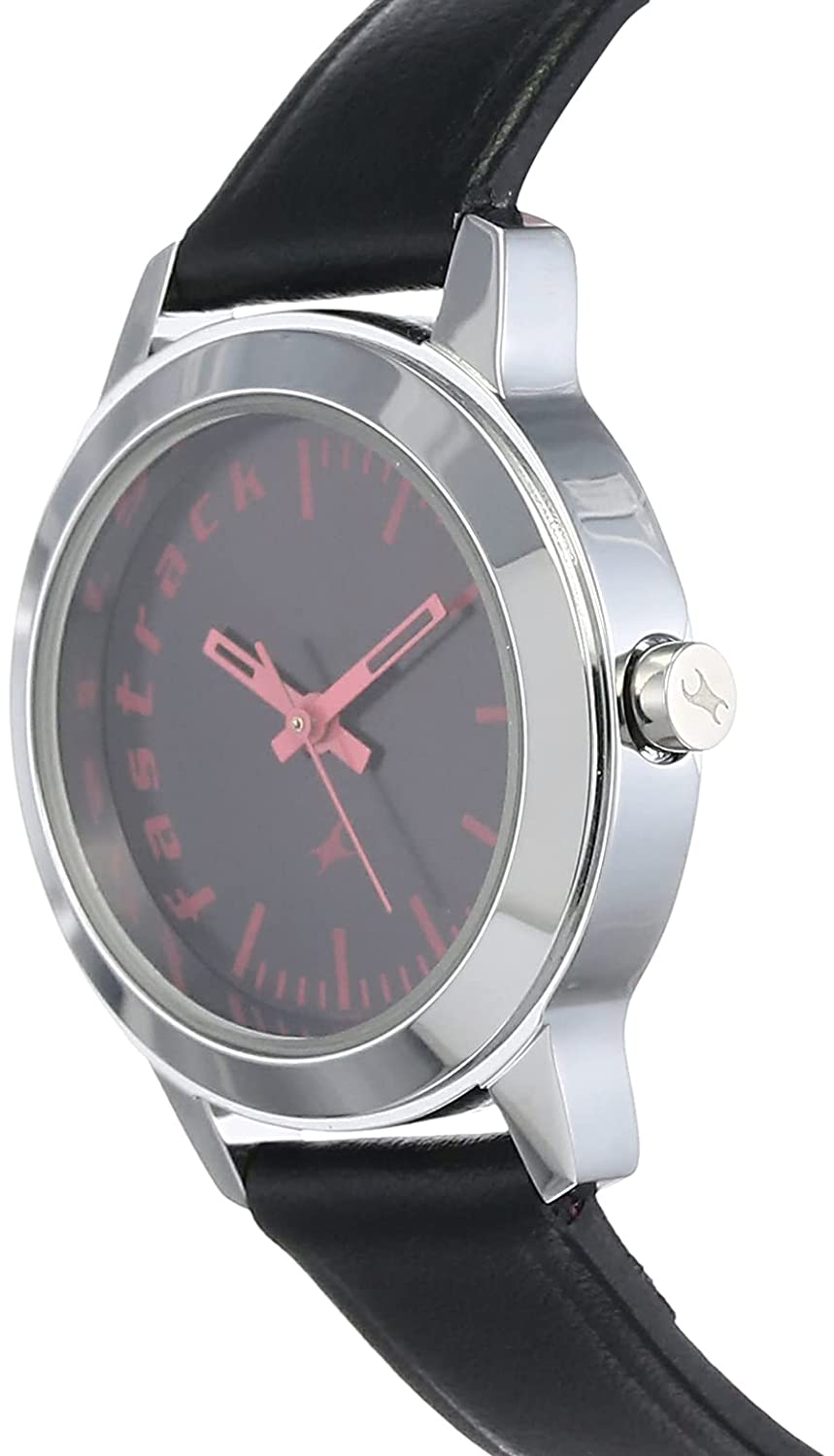Fastrack Fundamentals Black Leather