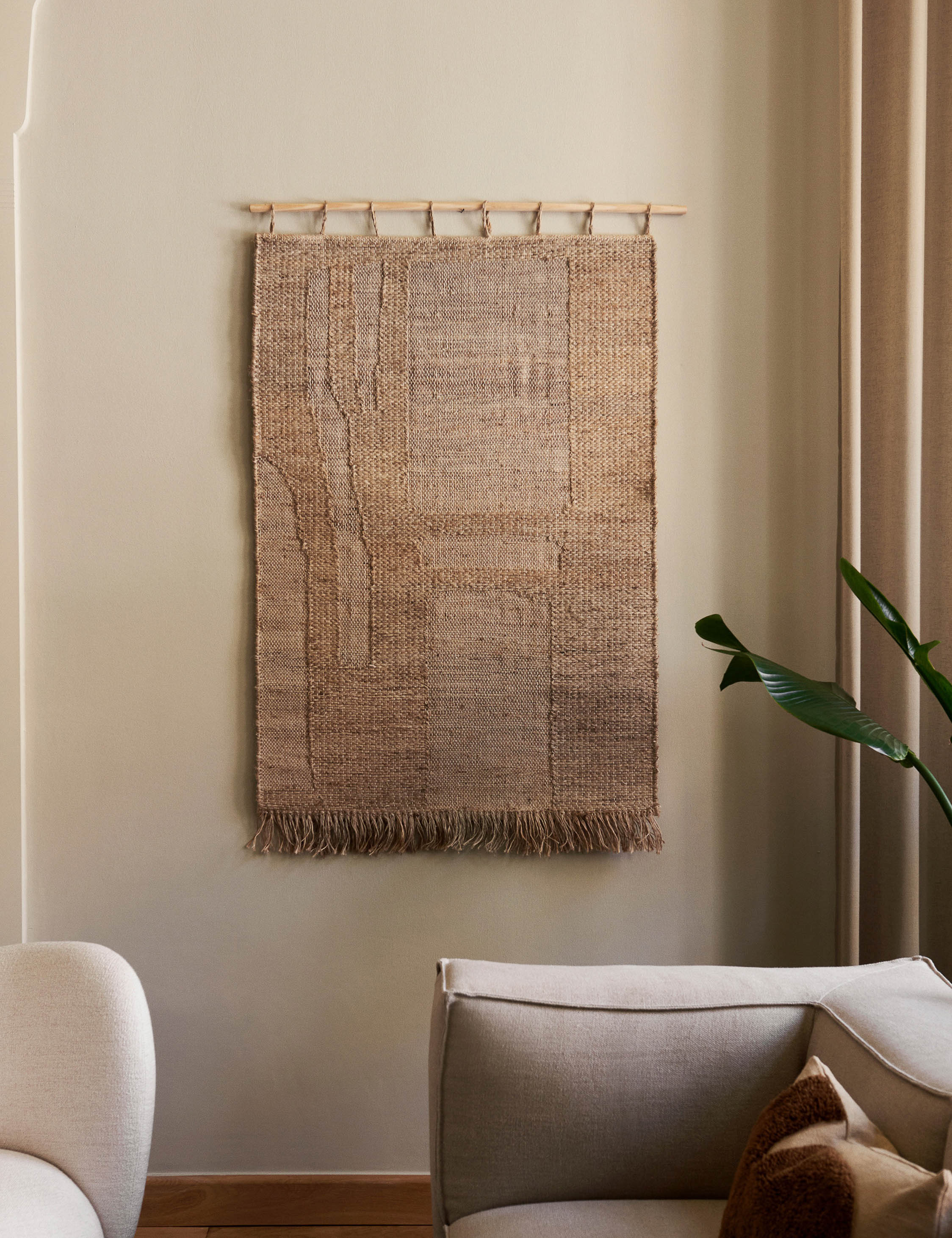 Lulu and Georgia Harvest Textile Wall Art by Ferm Living - view 2