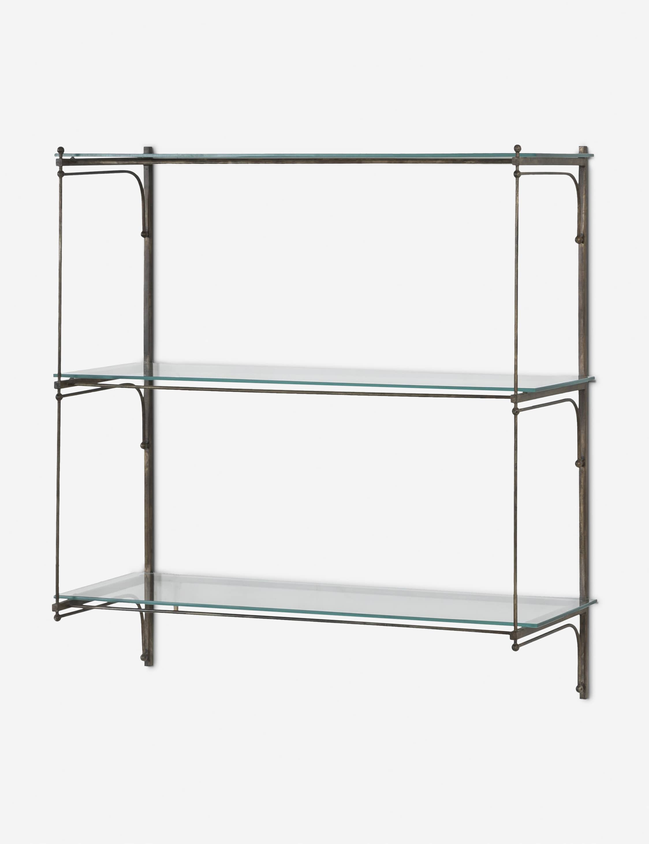 Lulu and Georgia Kyla Shelf – Brushed Iron