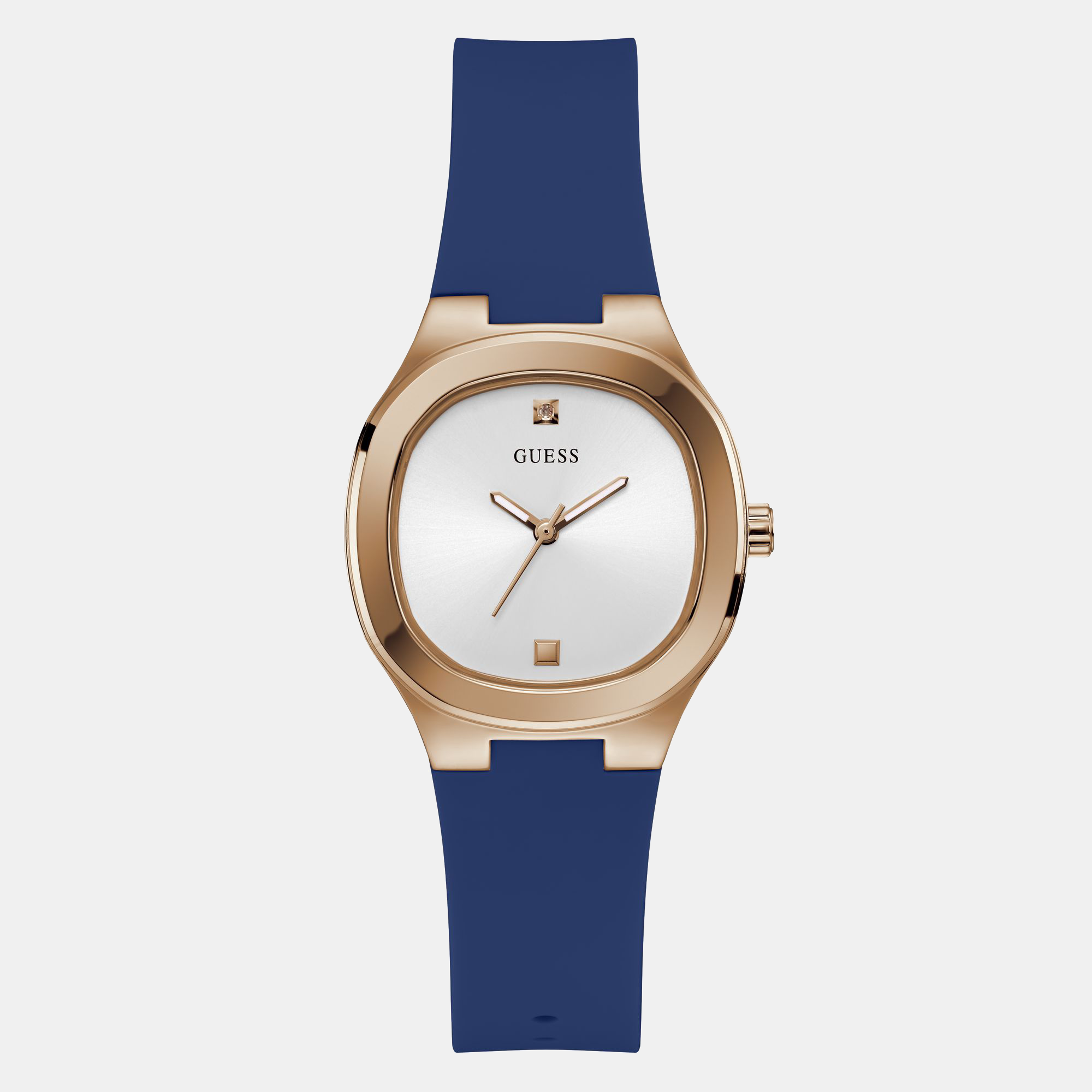 Guess Eve Women Quartz White Dial Analog Silicone Watch GW0658L3