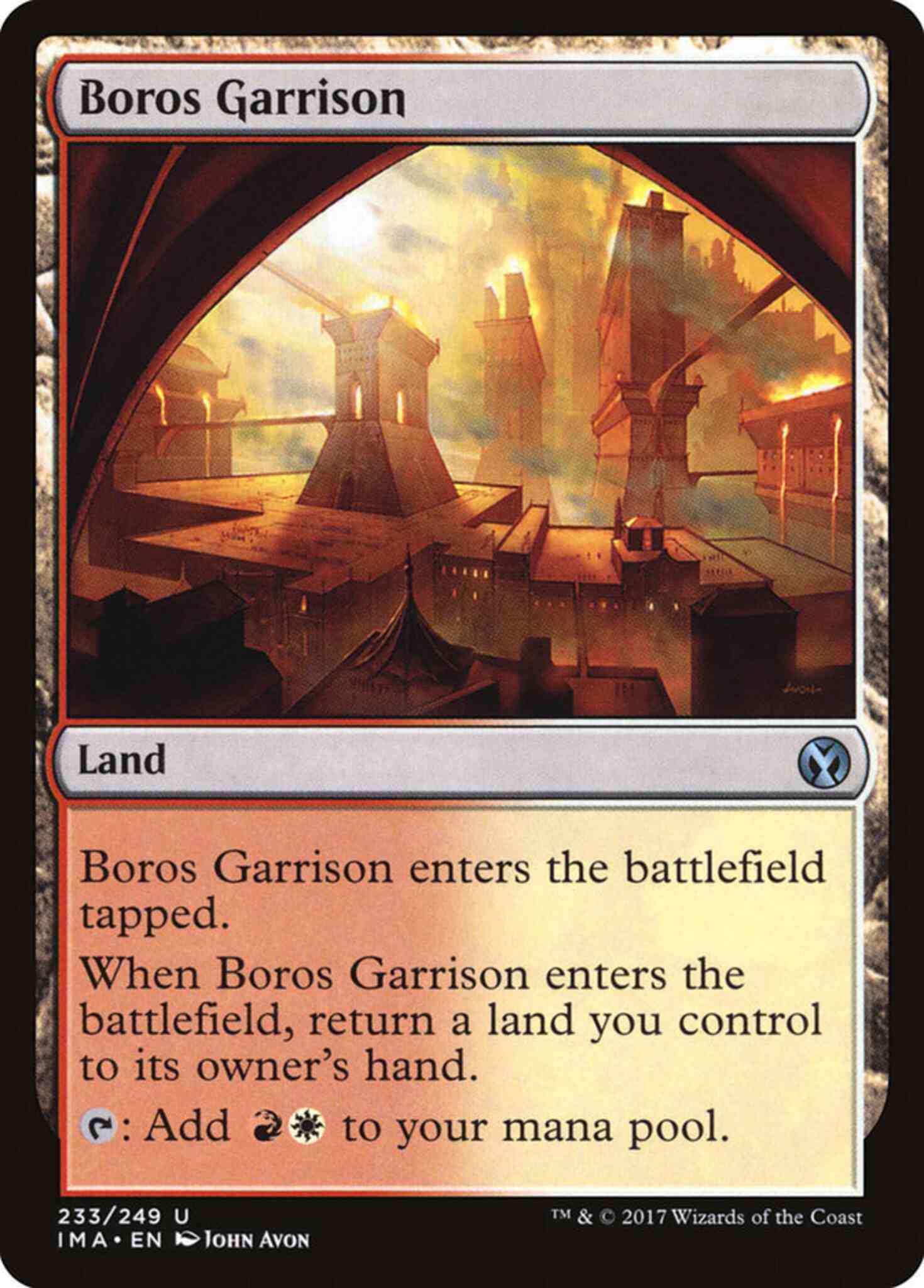 Boros garrison 233 – Magic Boros Garrison [233] [Iconic Masters] [Non-Foil]