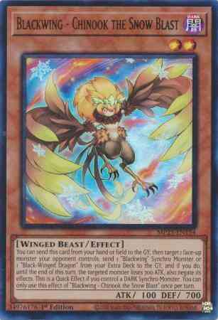 Yu-Gi-Oh! Blackwing - Chinook the Snow Blast - MP23-EN154 - Ultra Rare - 1st Edition