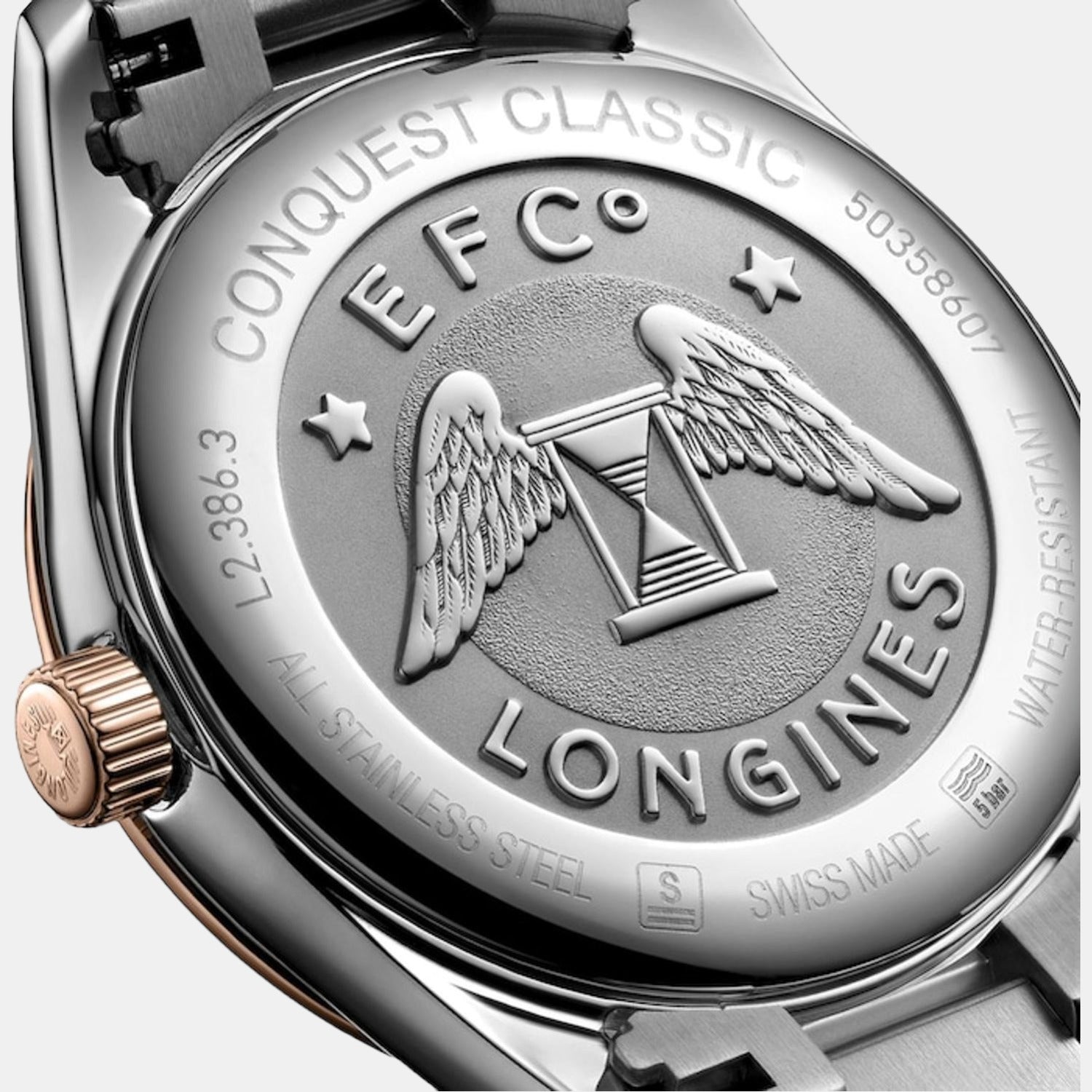 Longines Conquest Classic Women Quartz Blue Dial Analog Stainless Steel Watch L23863927 - view 4