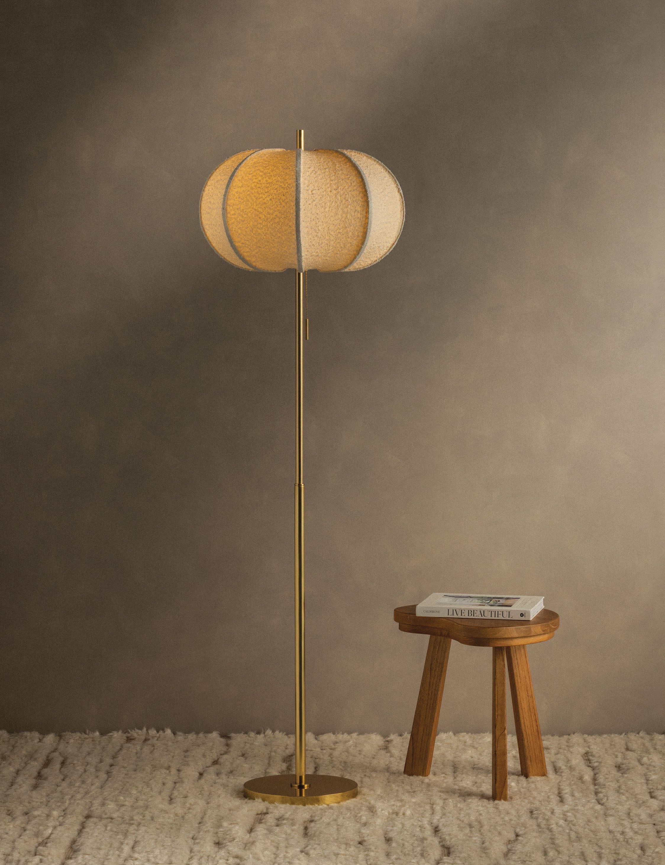 Lulu and Georgia Tompa Floor Lamp – Cream - view 2