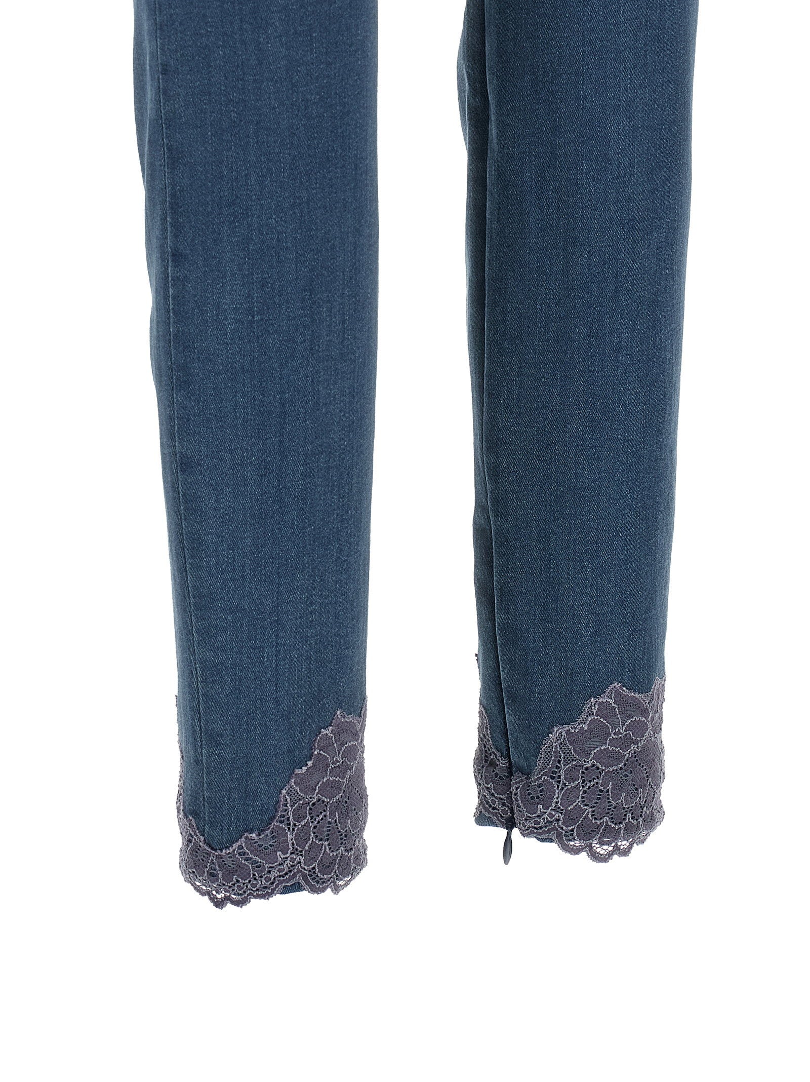 Valentino Garavani Lace Insert Jeans – 100% lamb fur - view 5