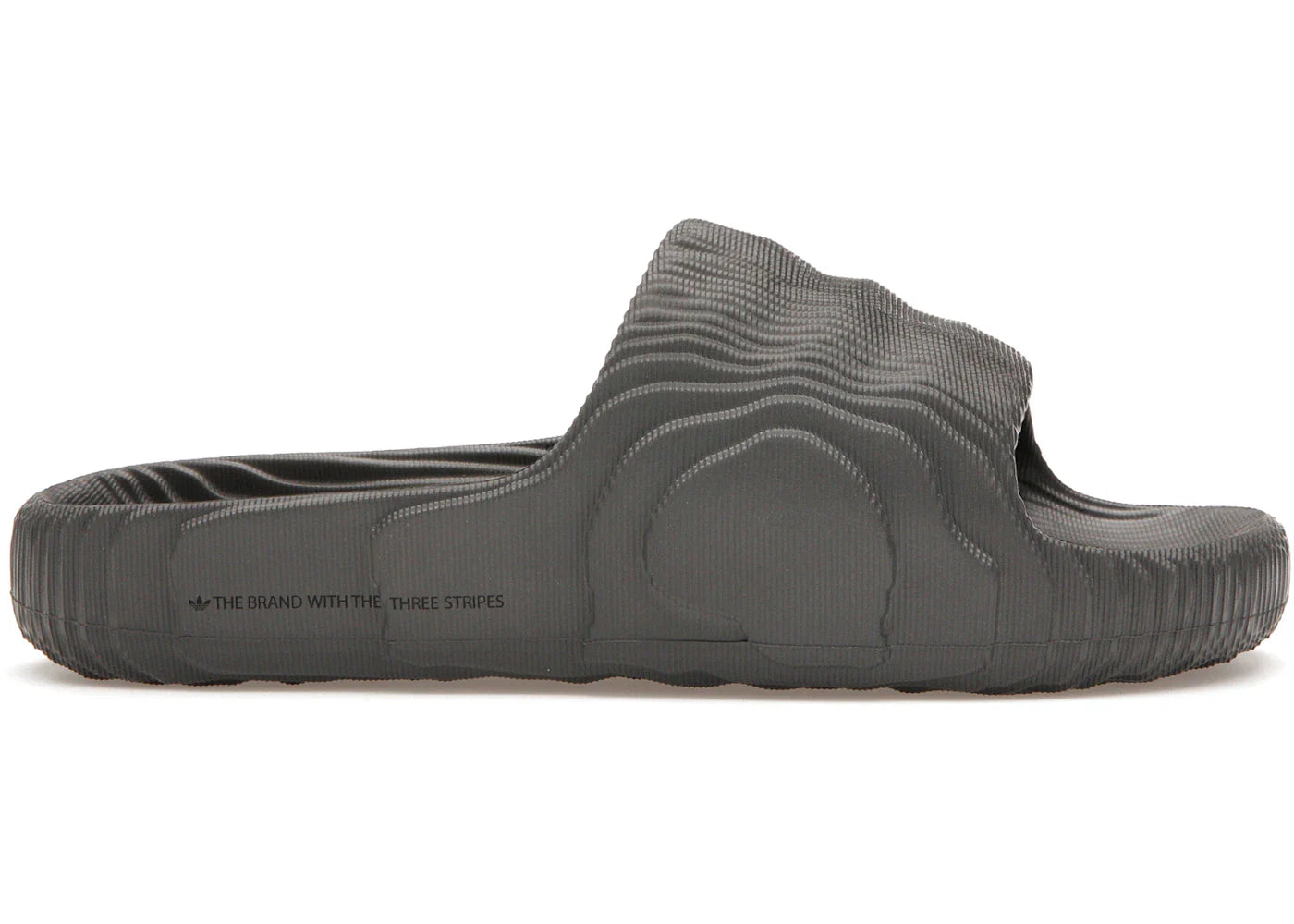 Yeezy adidas Adilette 22 Slides Grey Five - view 2