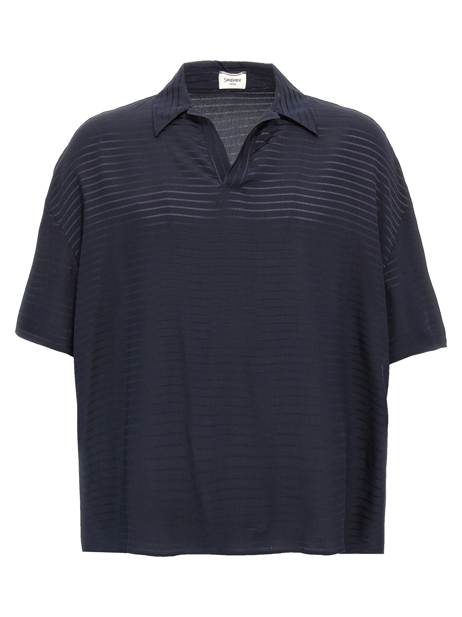 Saint Laurent Silk Polo Shirt – 100% silk